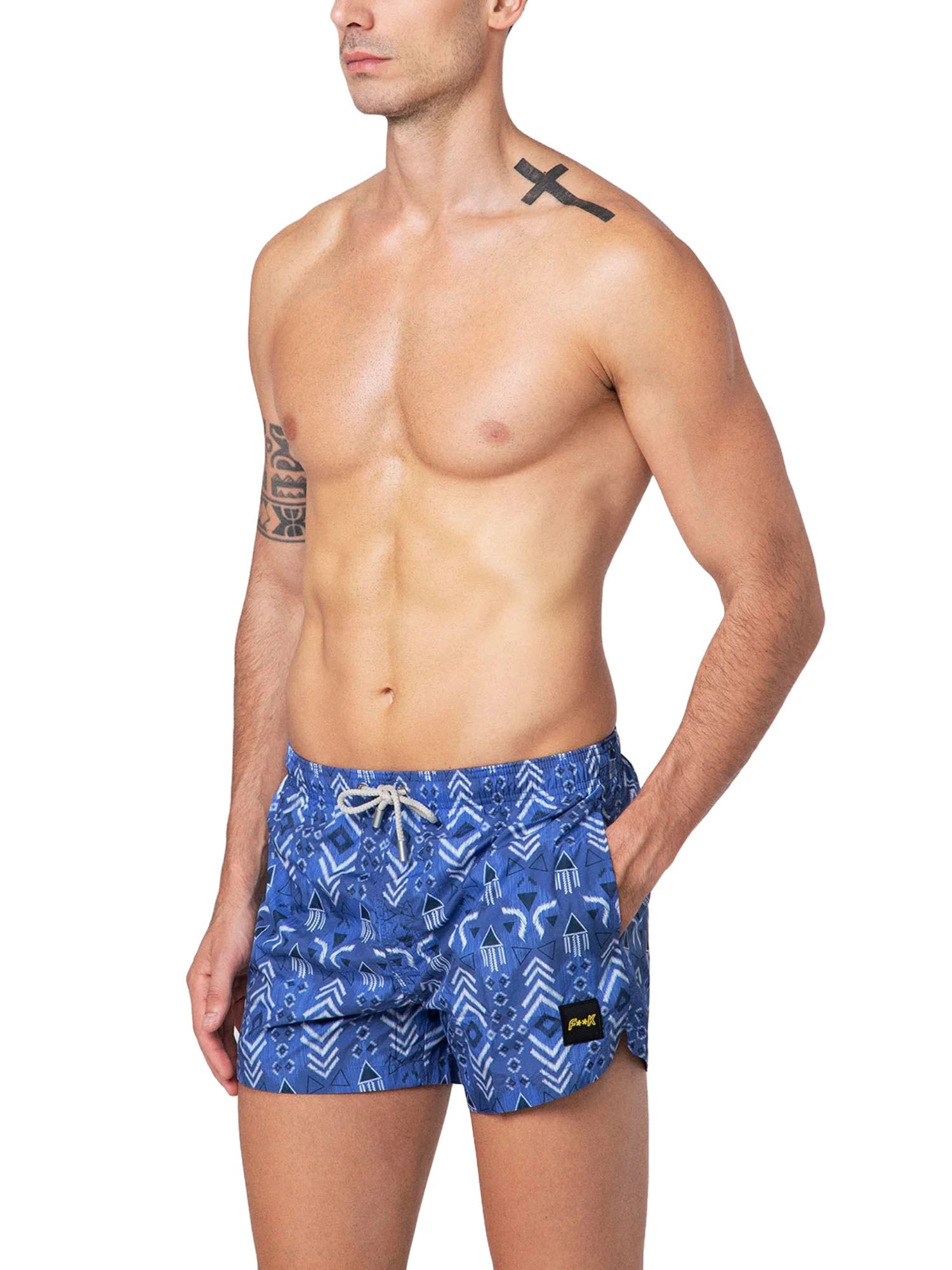 Costumi Blu Chiaro F**k