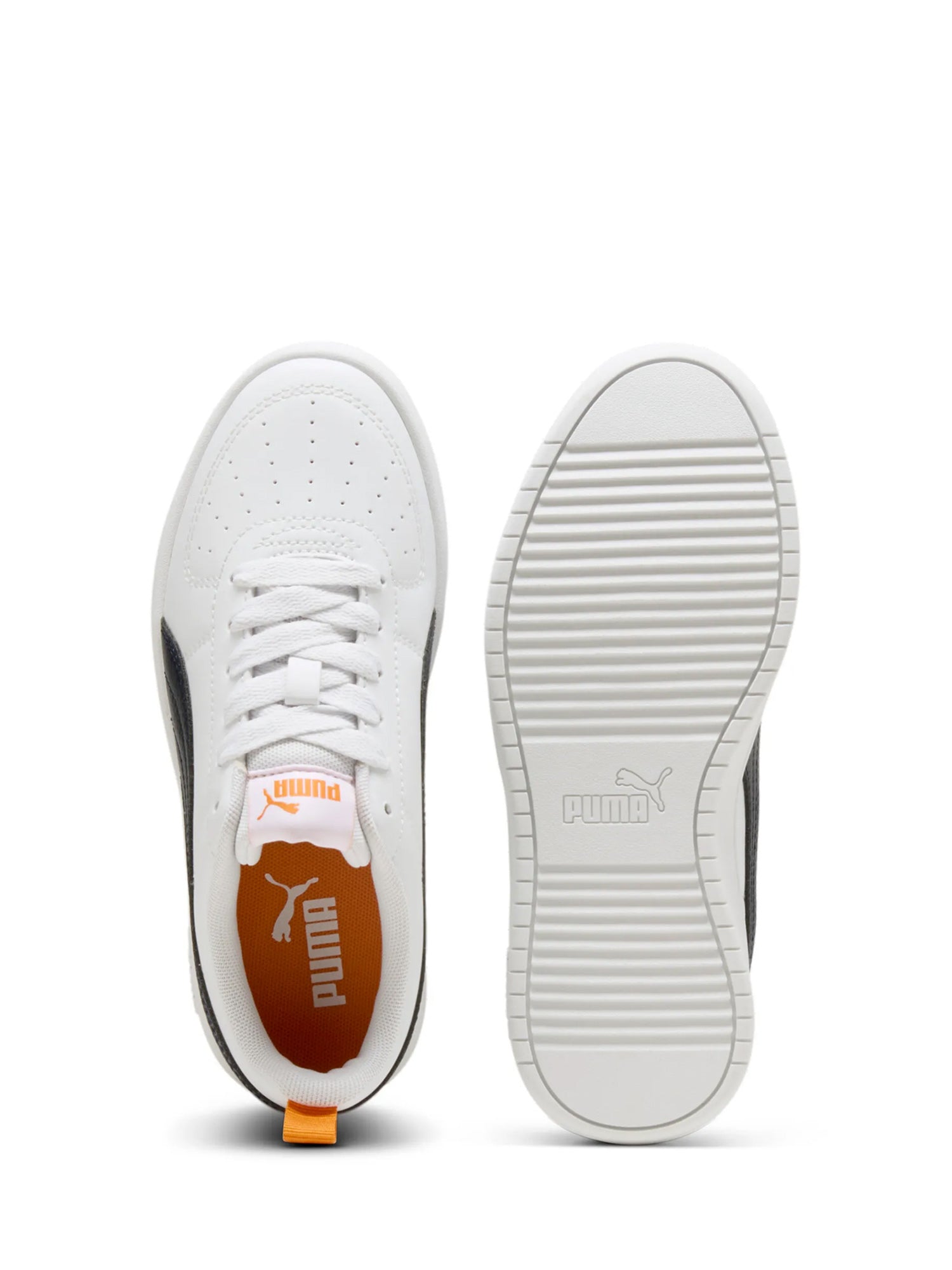Sneakers Bianco Arancione Puma