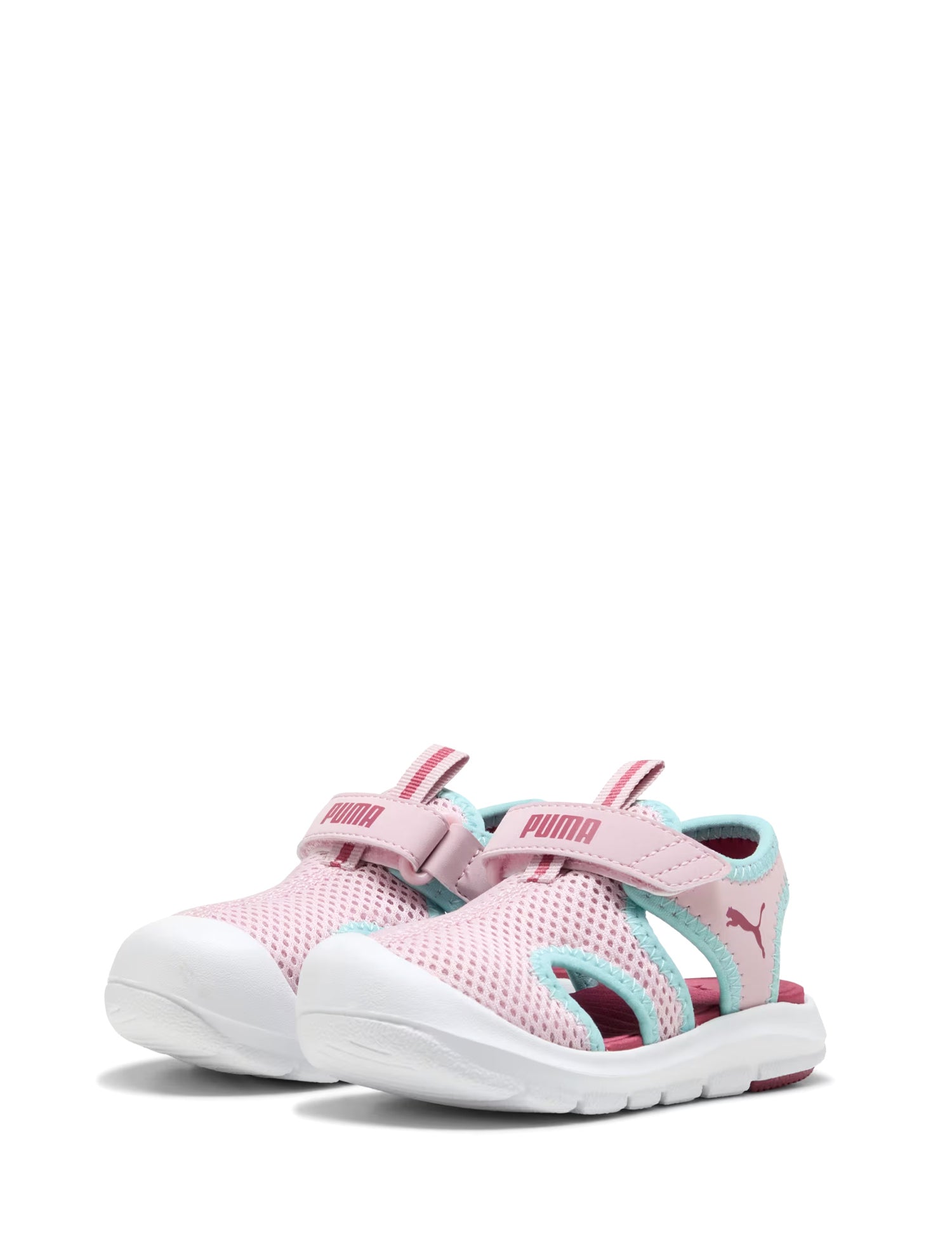 Sandali con strappi Rosa Puma