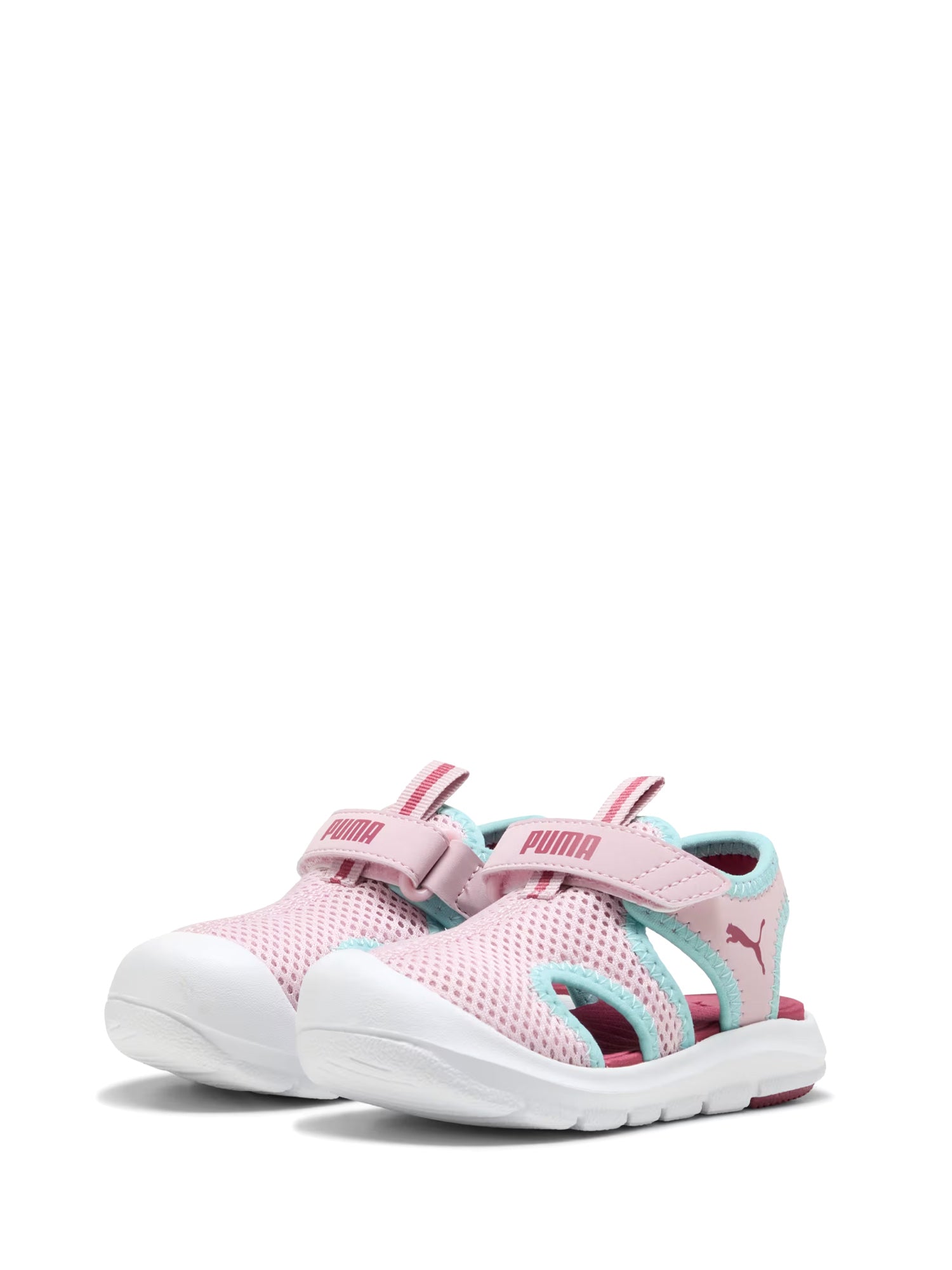 Sandali con strappi Rosa Puma