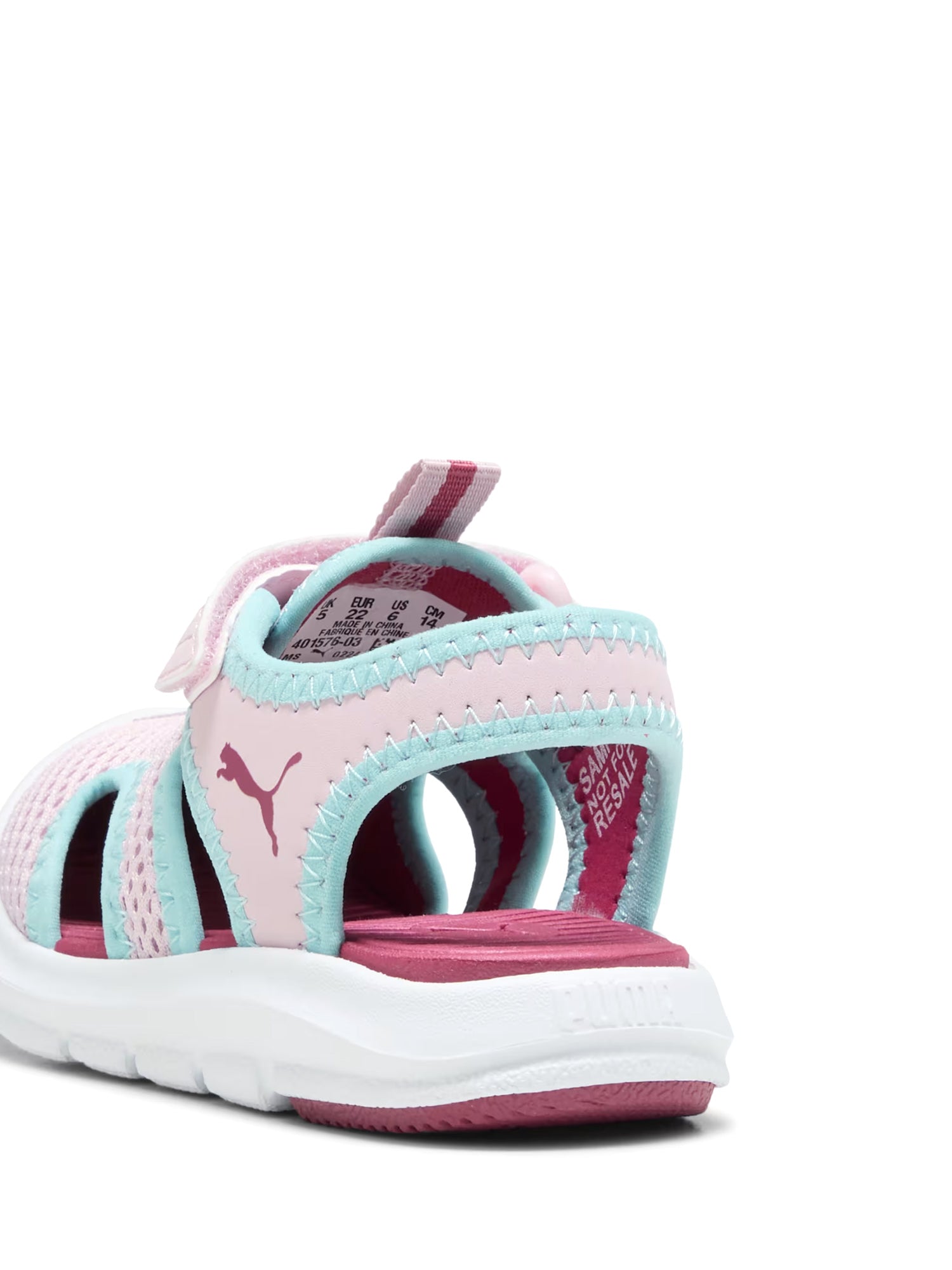 Sandali con strappi Rosa Puma