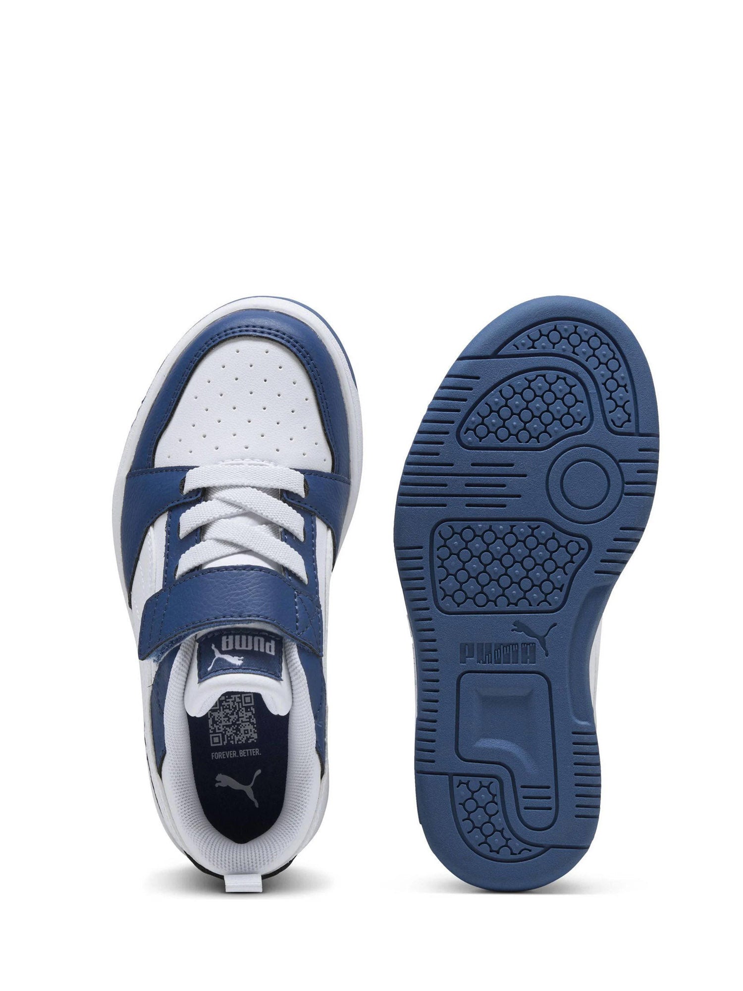 Scarpe con strappi Blu Bianco Puma