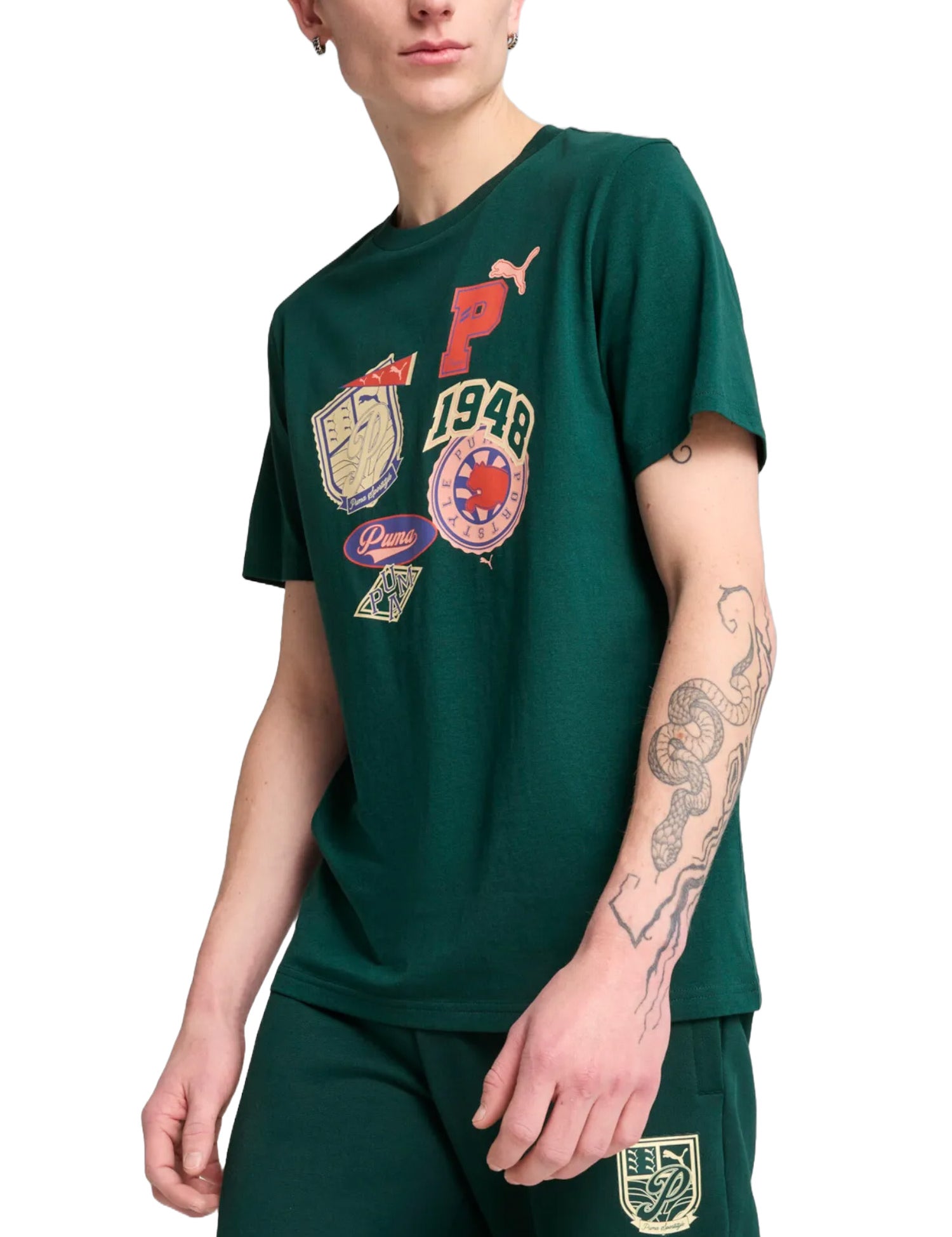 T-shirt Verde Puma