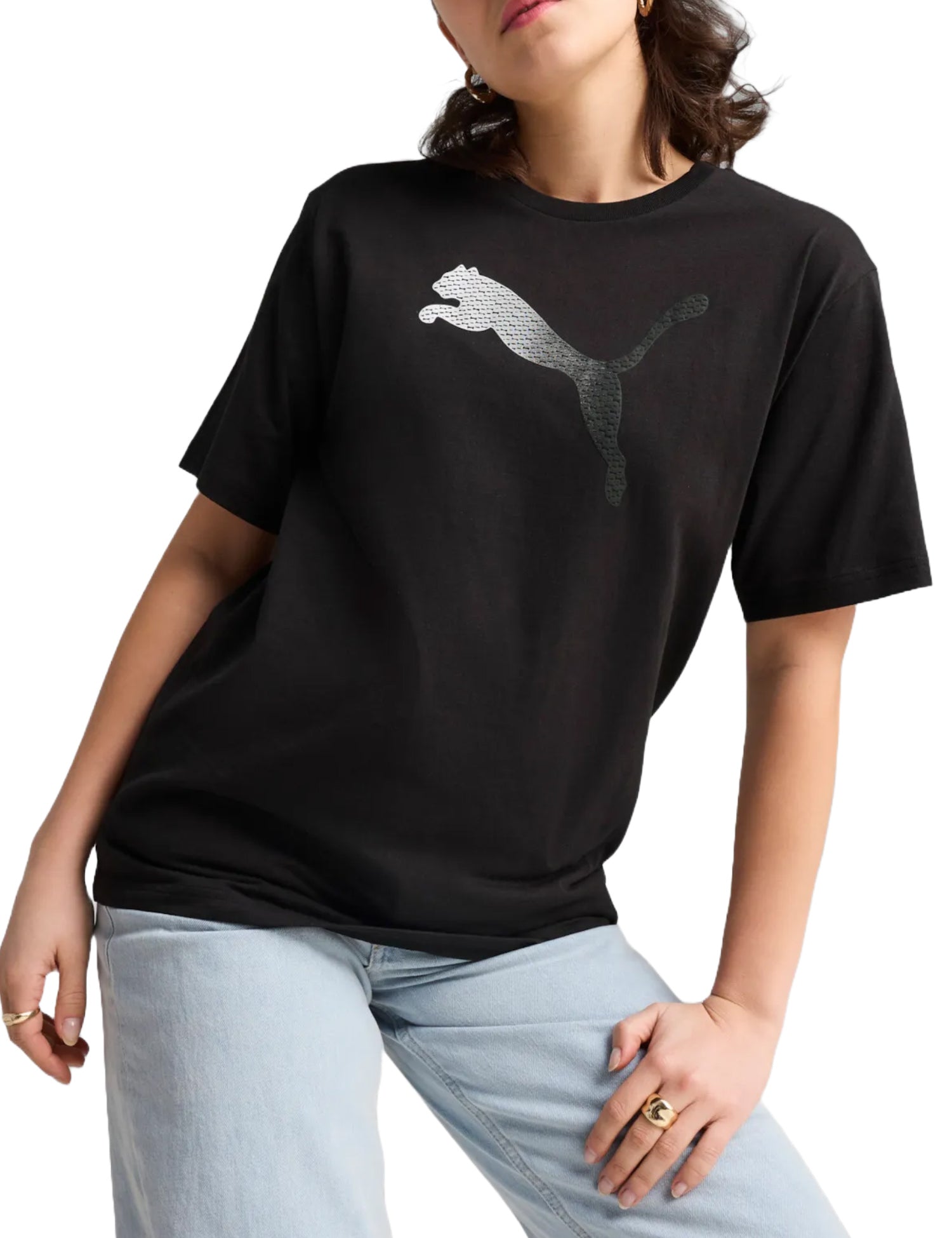 T-shirt Nero Puma