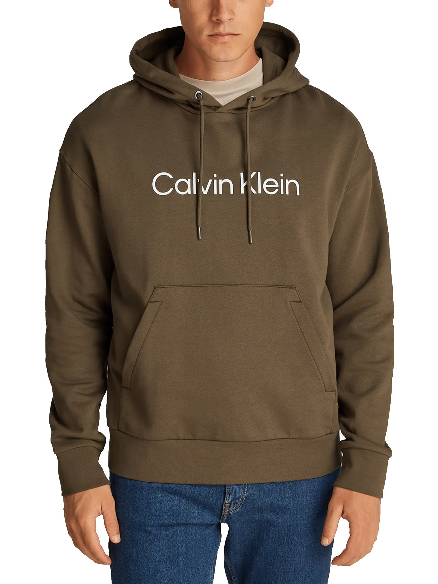 Felpe Verde Militare Calvin Klein