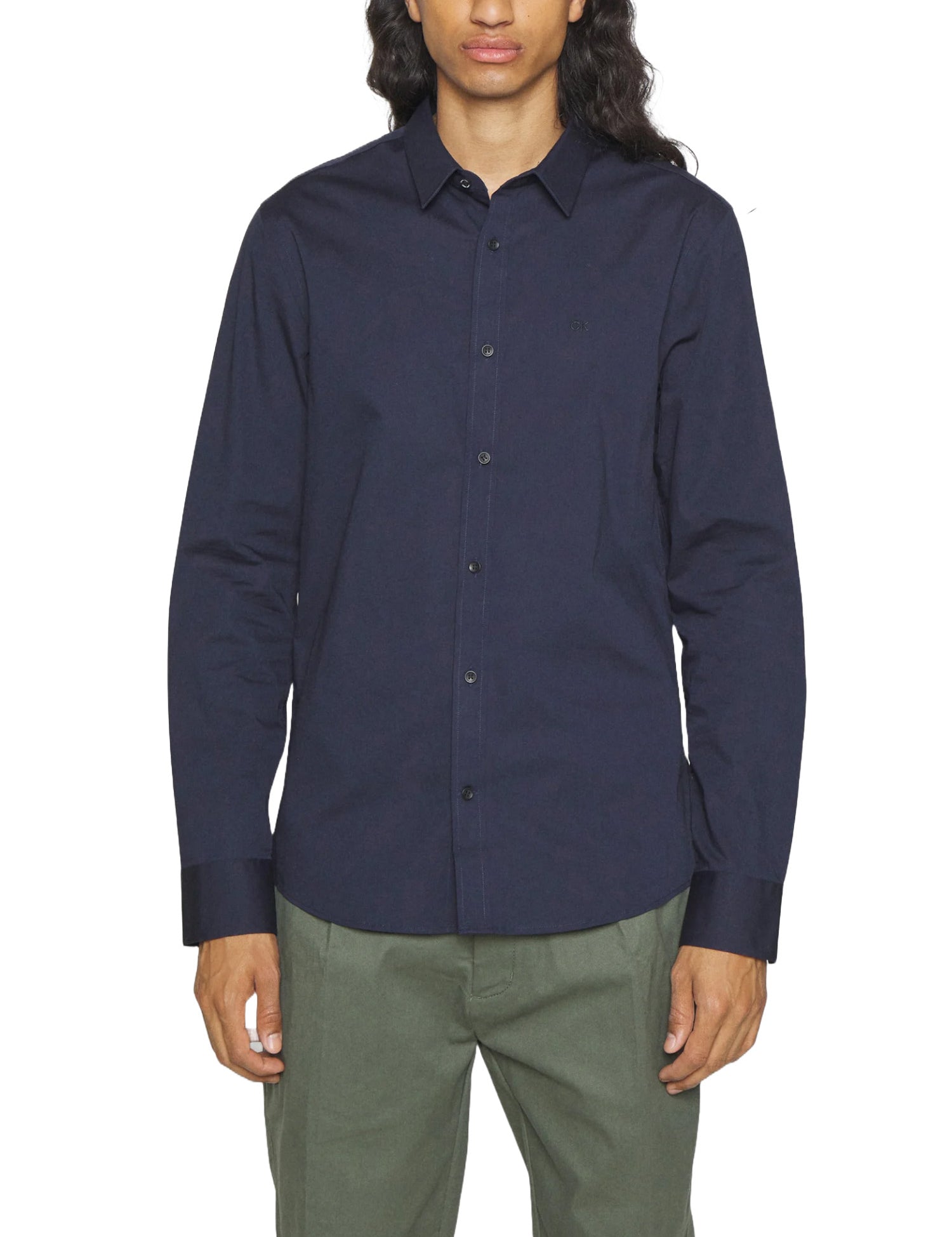 Camicie Blu Scuro Calvin Klein
