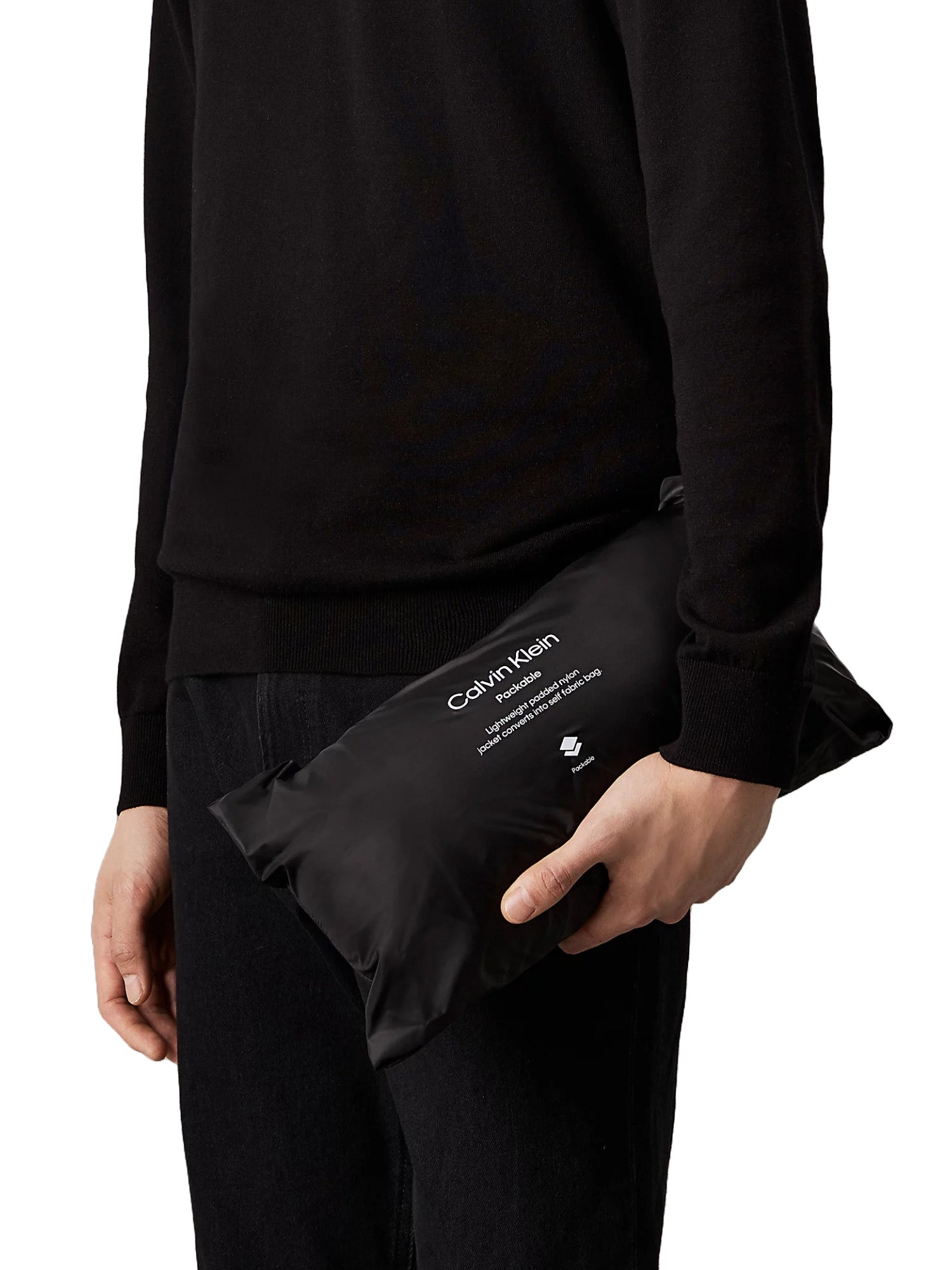 Piumini Nero Calvin Klein