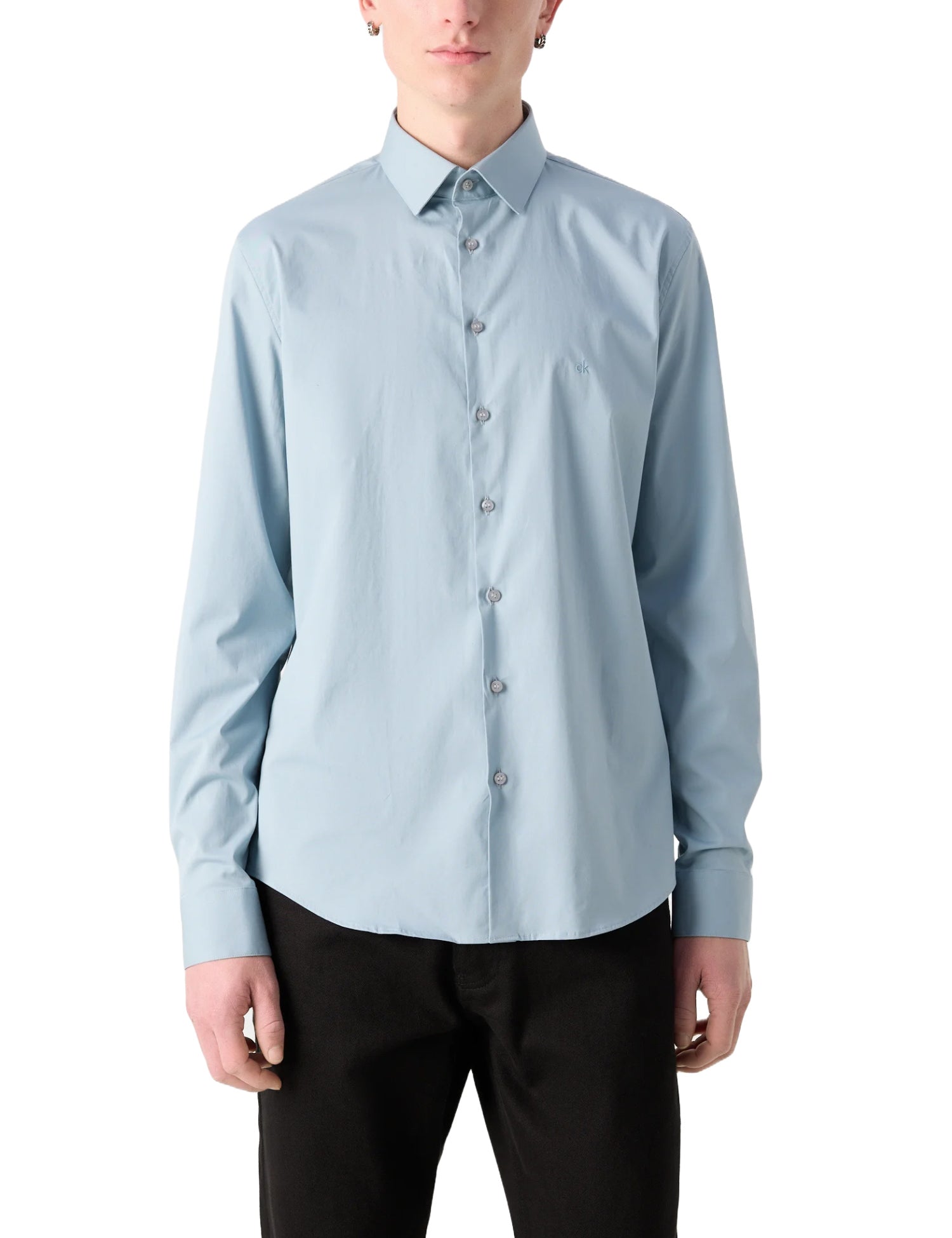 Camicie Blu Chiaro Calvin Klein