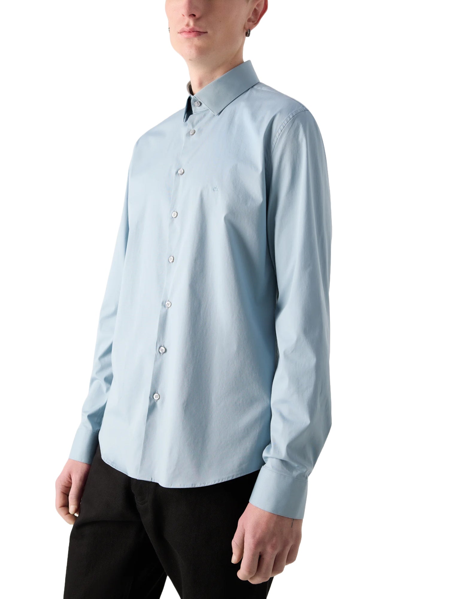 Camicie Blu Chiaro Calvin Klein