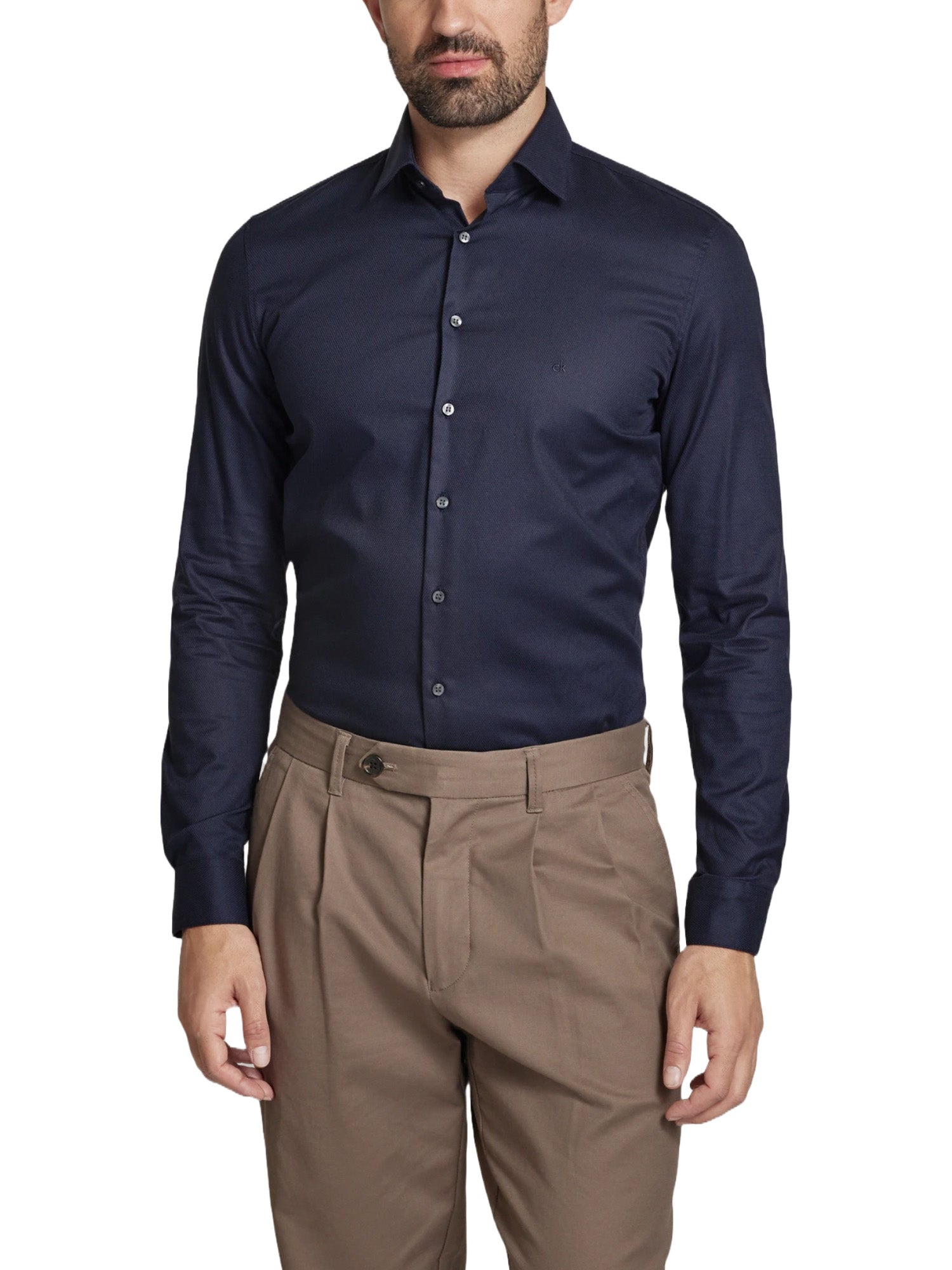 Camicie Blu Scuro Calvin Klein