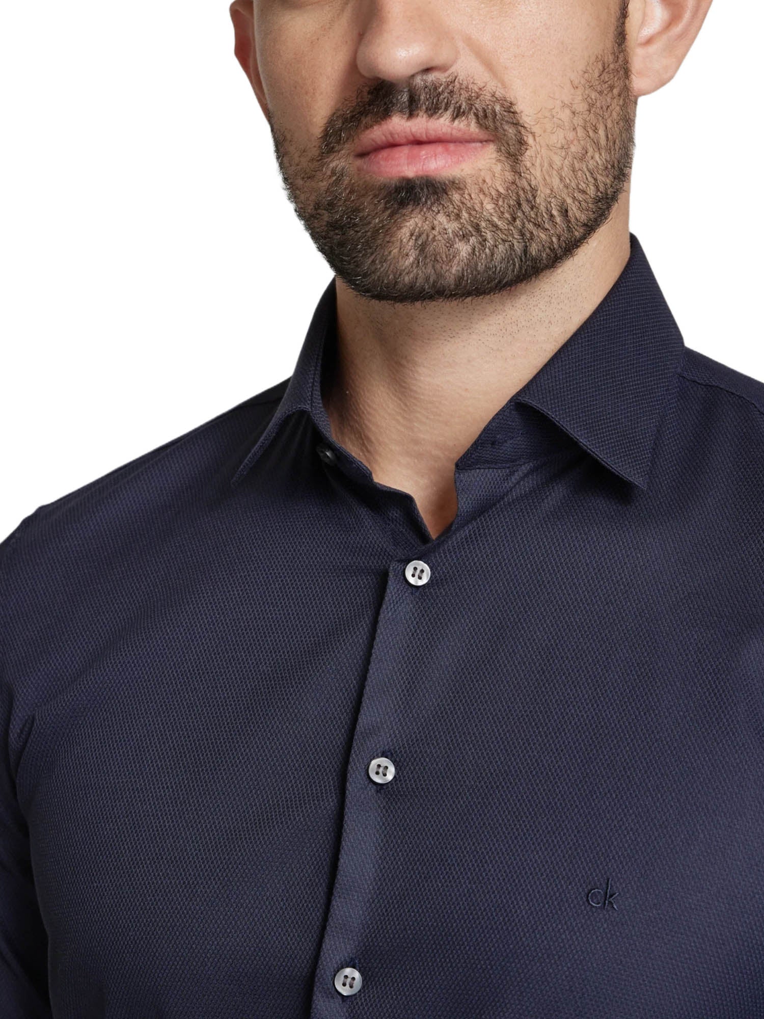 Camicie Blu Scuro Calvin Klein