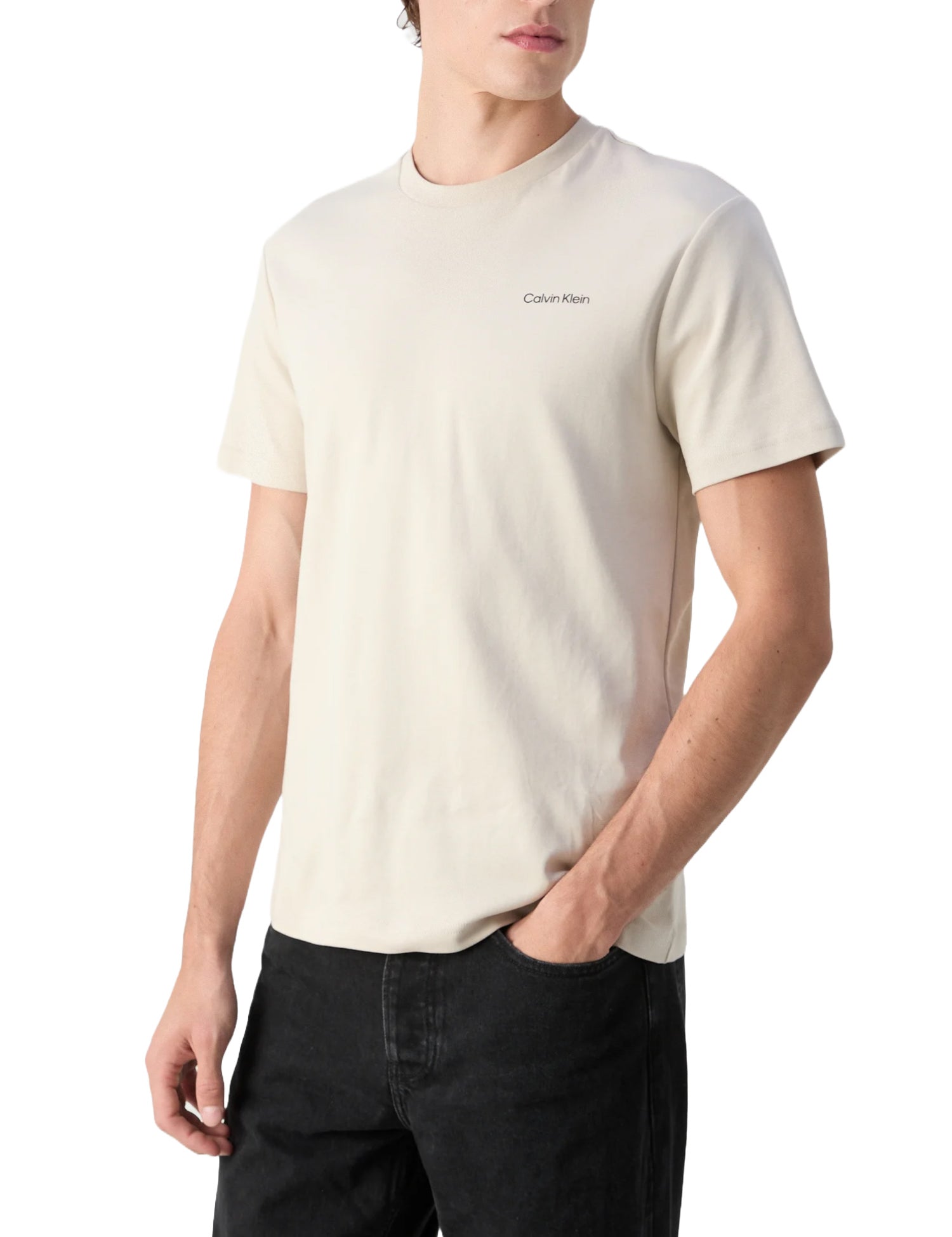 T-shirt Beige Calvin Klein