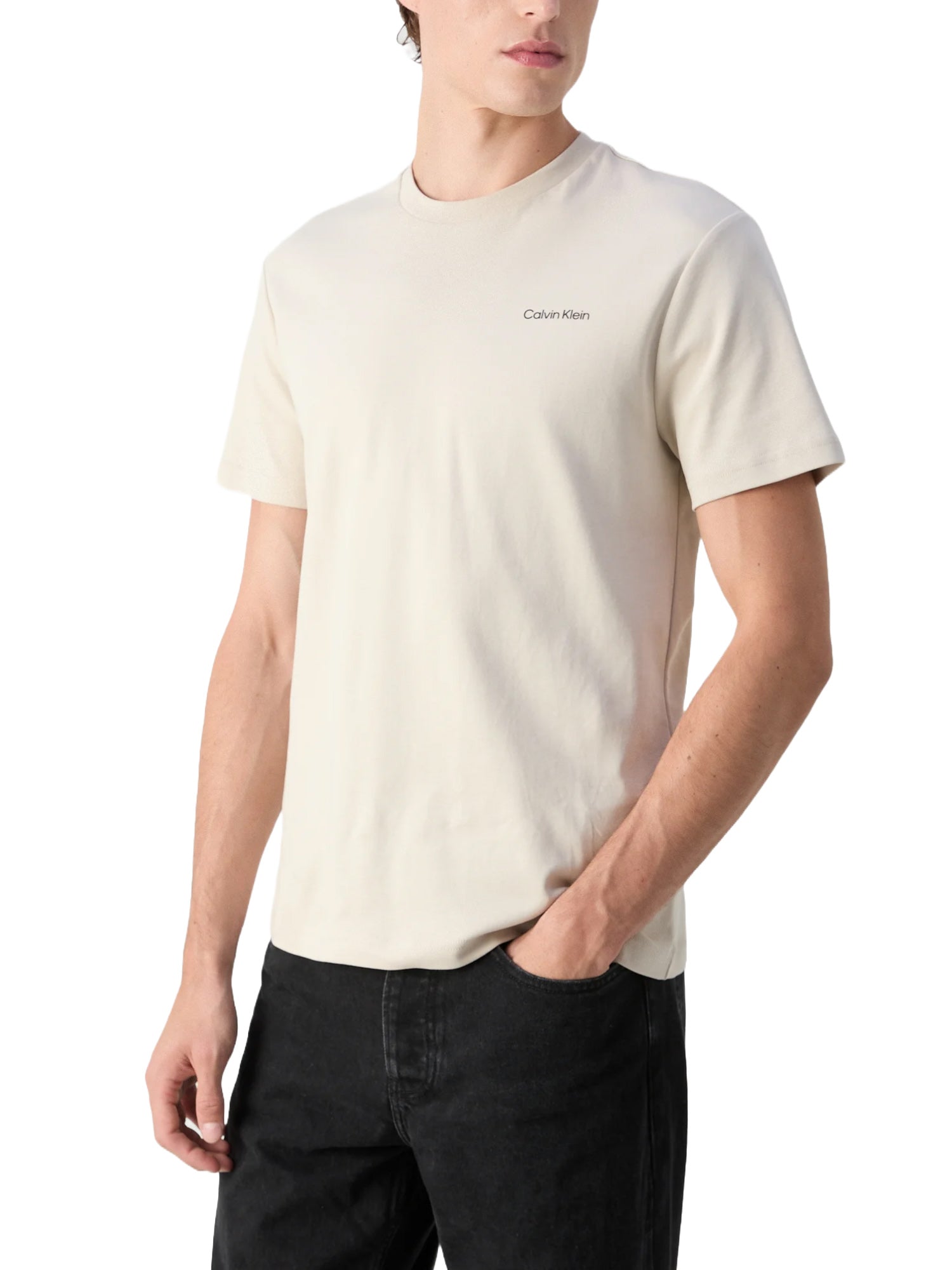 T-shirt Beige Calvin Klein