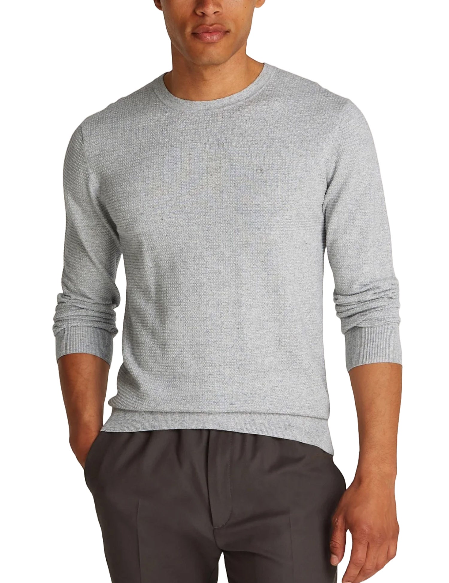 Maglioncini Grigio Calvin Klein