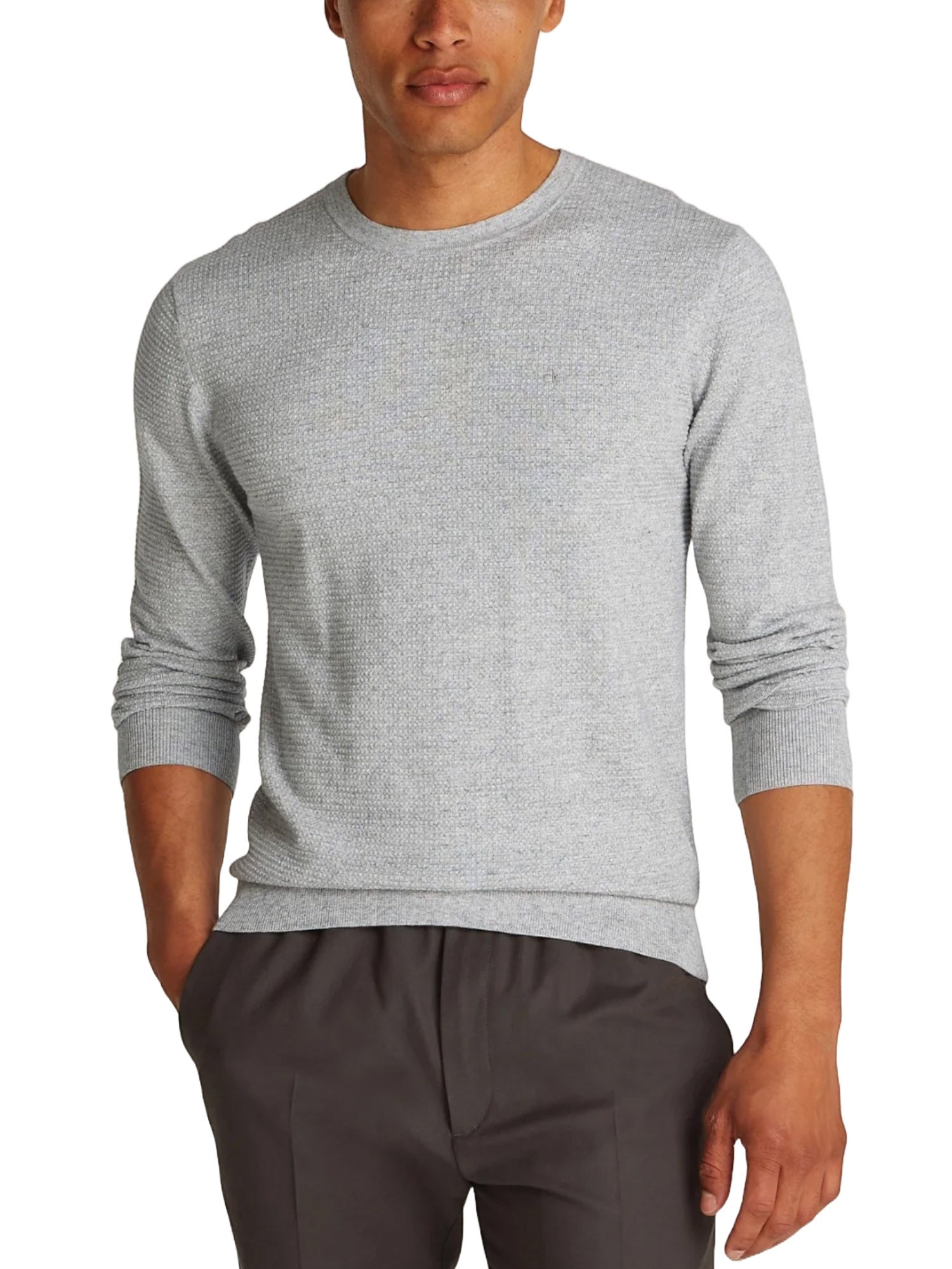 Maglioncini Grigio Calvin Klein