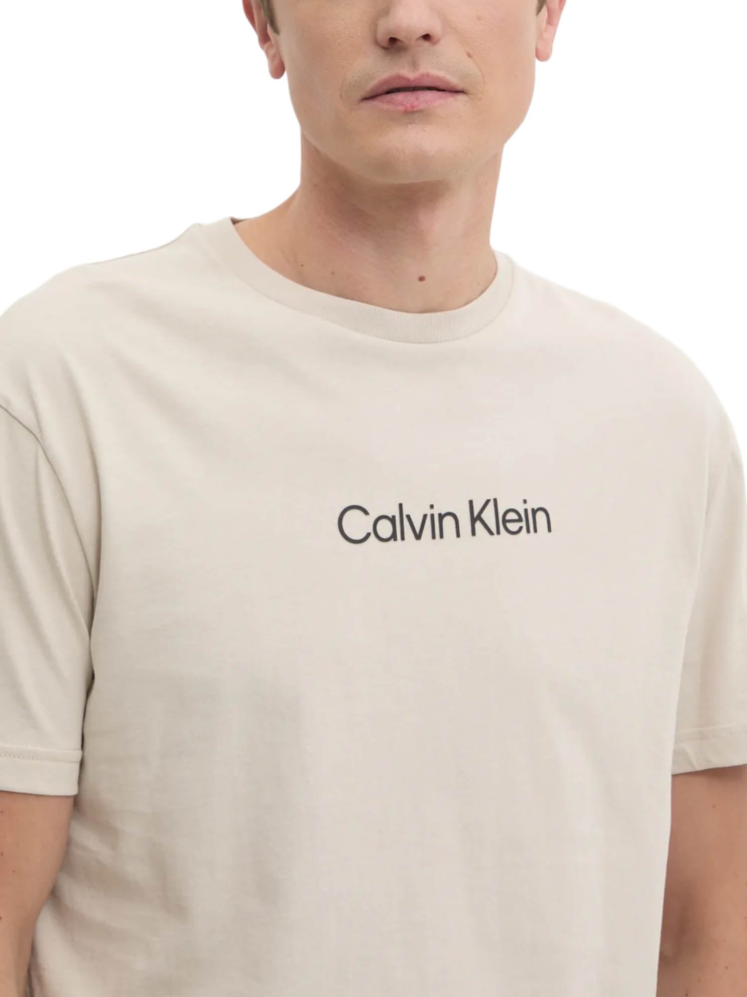 T-shirt Beige Calvin Klein