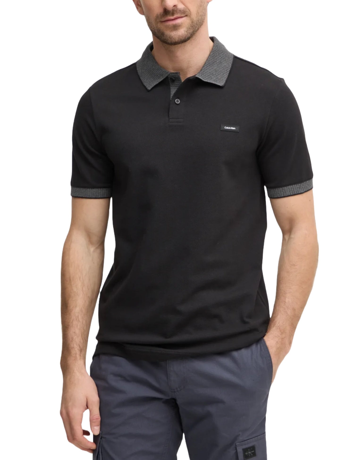 Polo Nero Calvin Klein