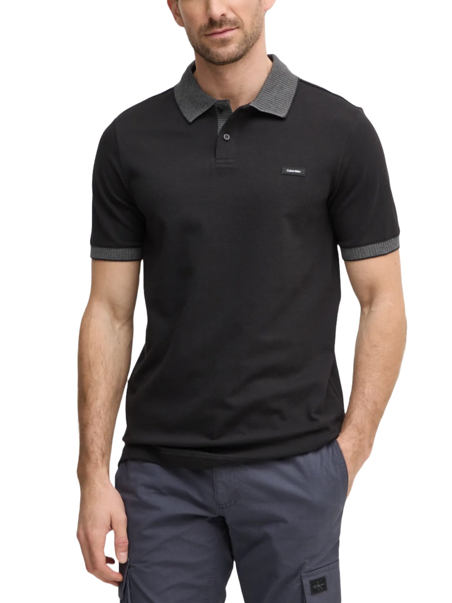 Polo Nero Calvin Klein
