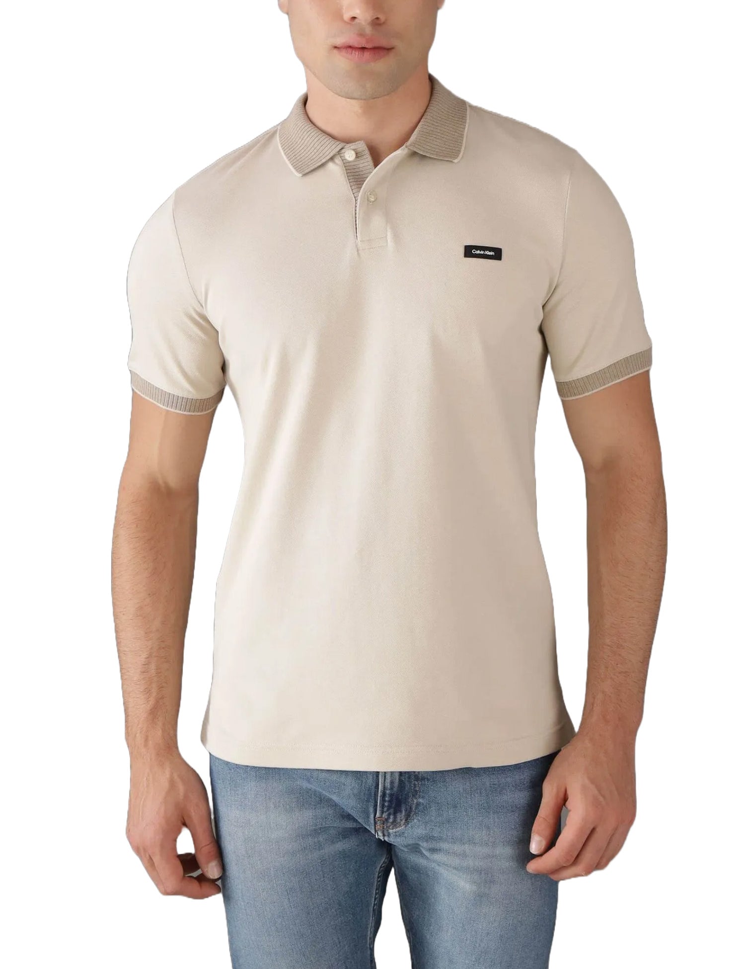 Polo Beige Calvin Klein