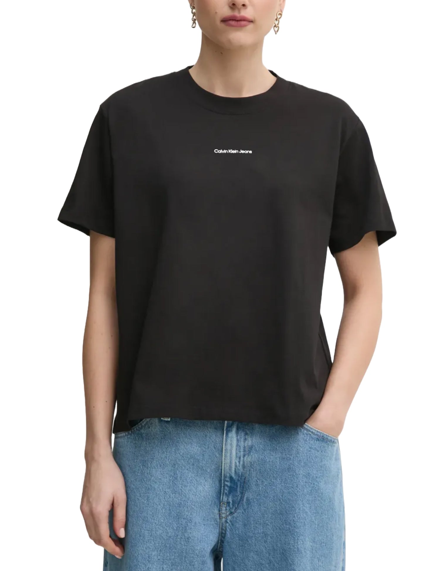 T-shirt Nero Calvin Klein Jeans
