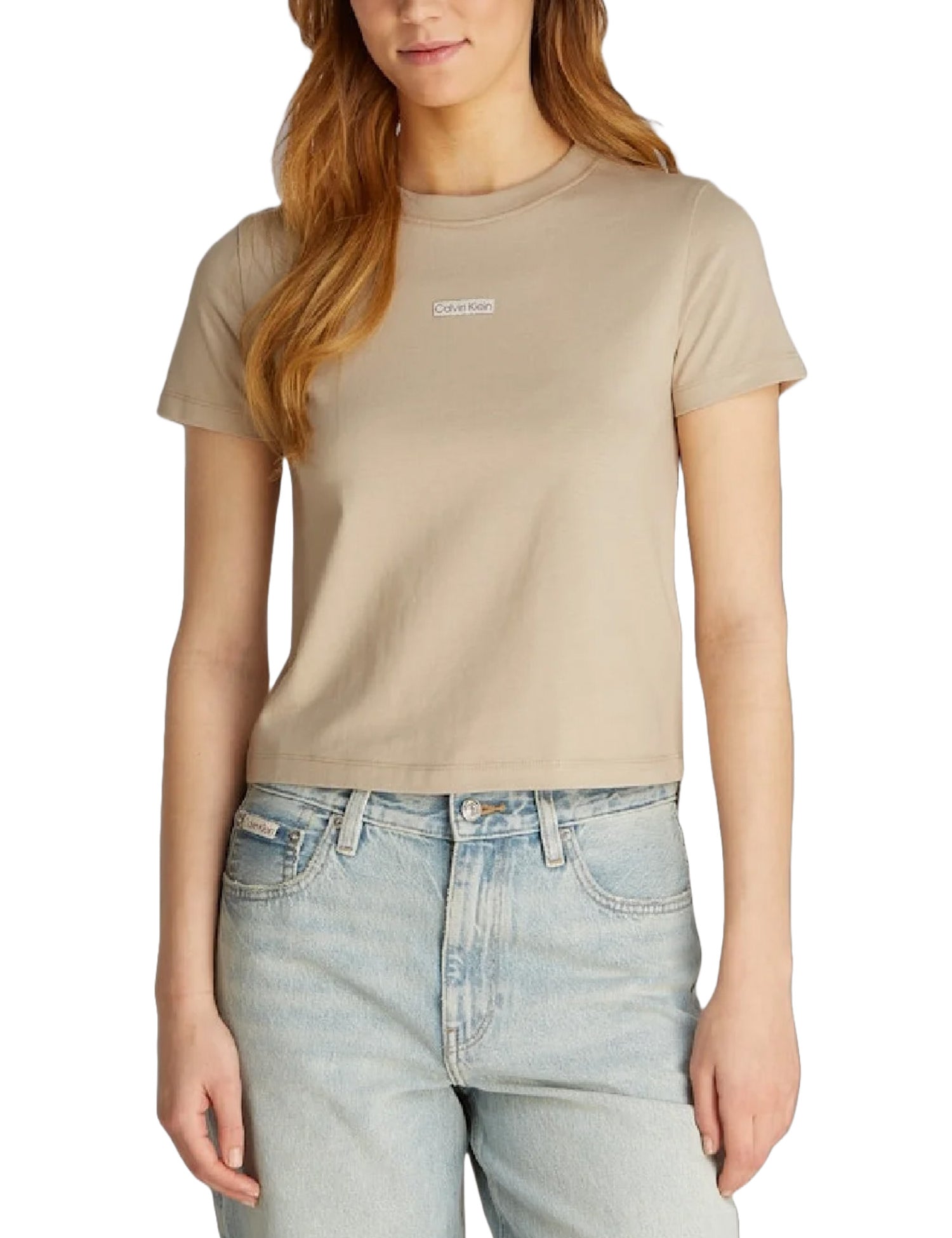 T-shirt Beige Calvin Klein Jeans