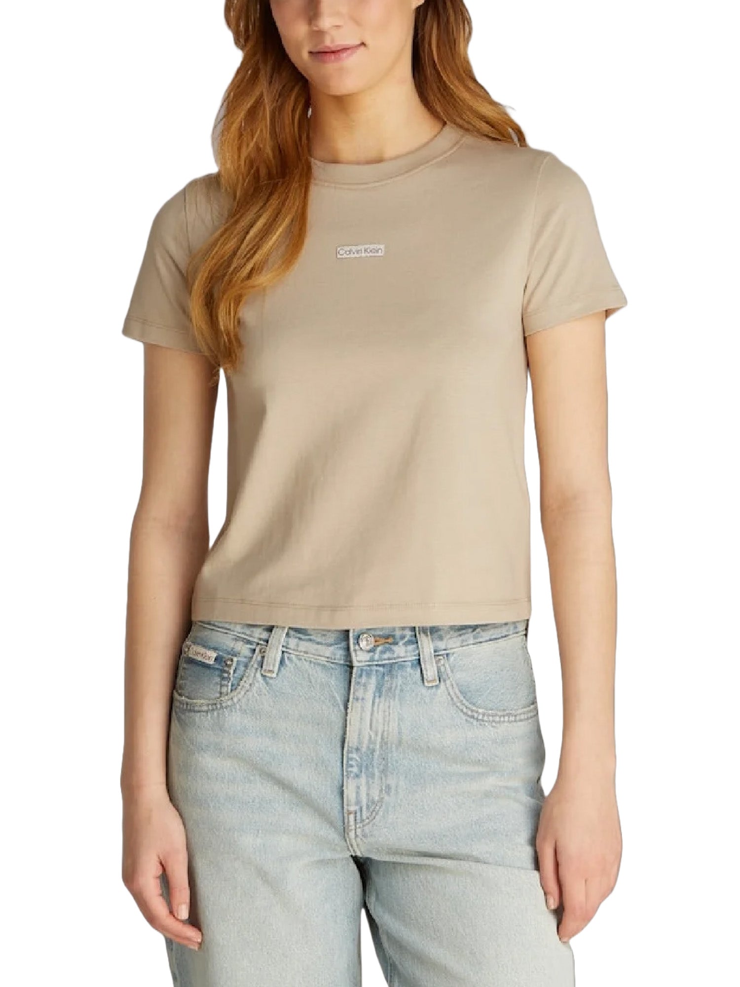 T-shirt Beige Calvin Klein Jeans