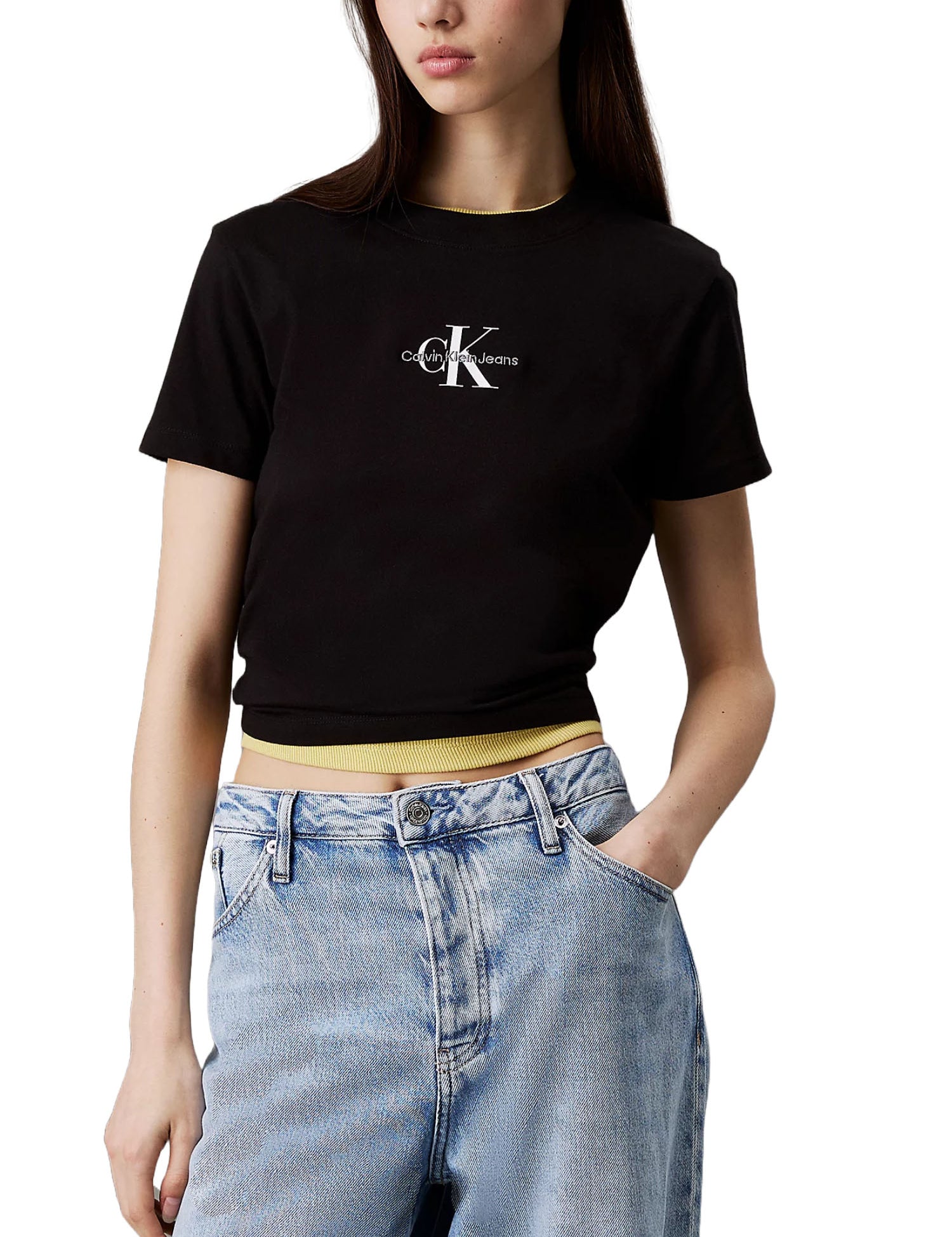 T-shirt Nero Calvin Klein Jeans