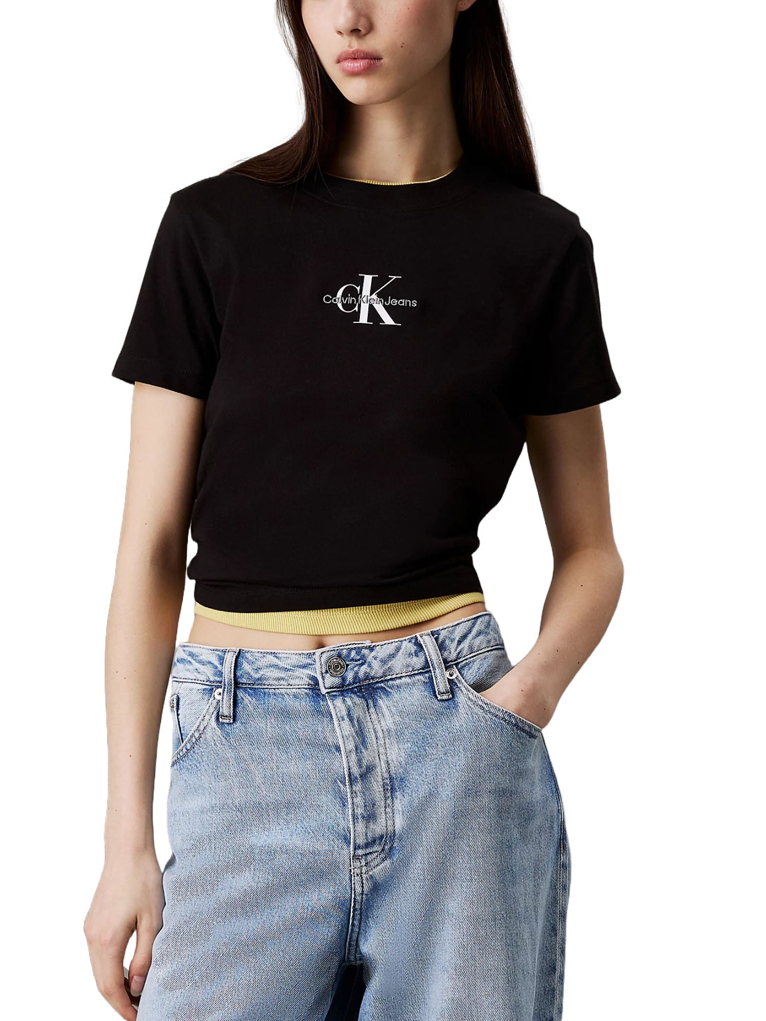 T-shirt Nero Calvin Klein Jeans