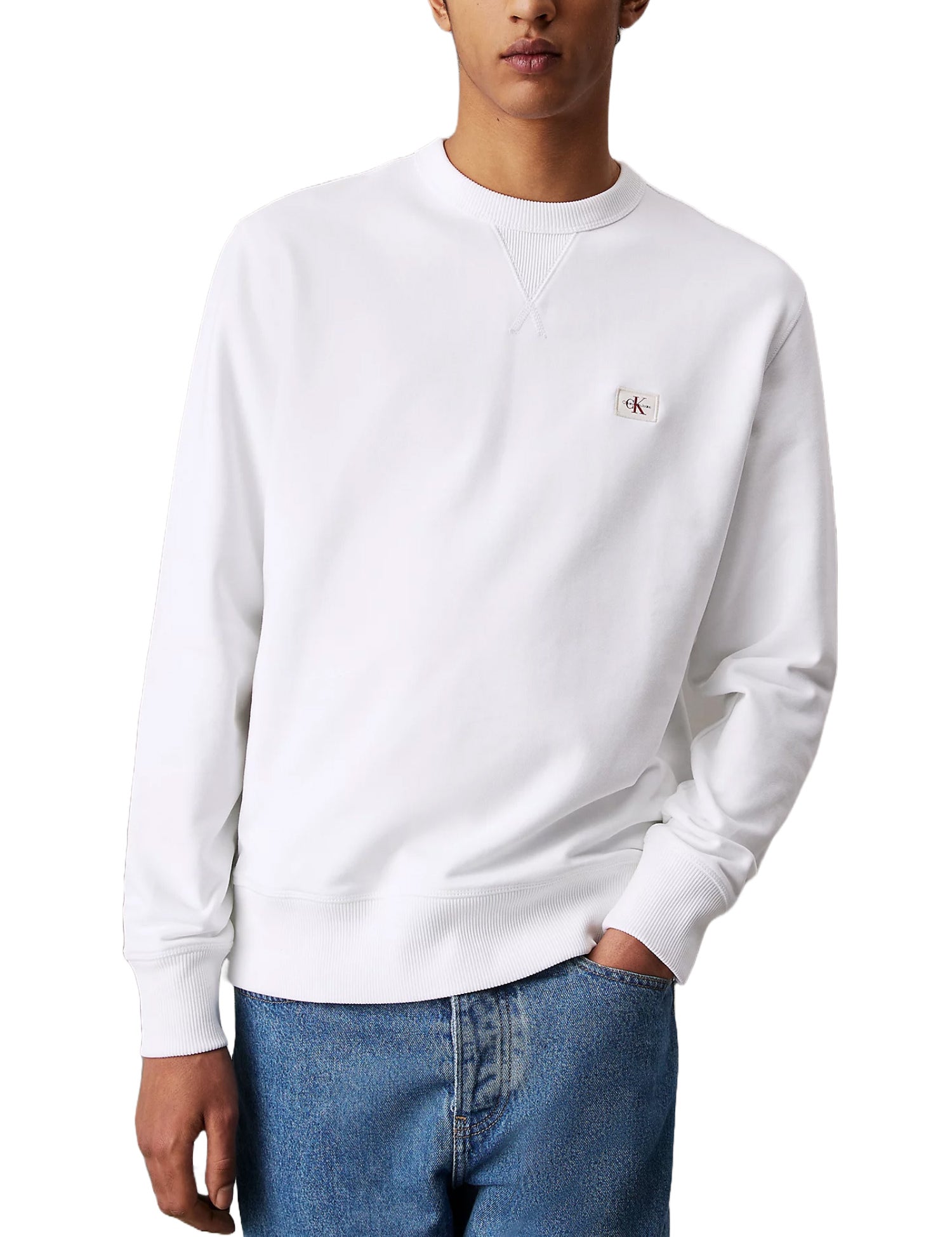 Felpe Bianco Calvin Klein Jeans