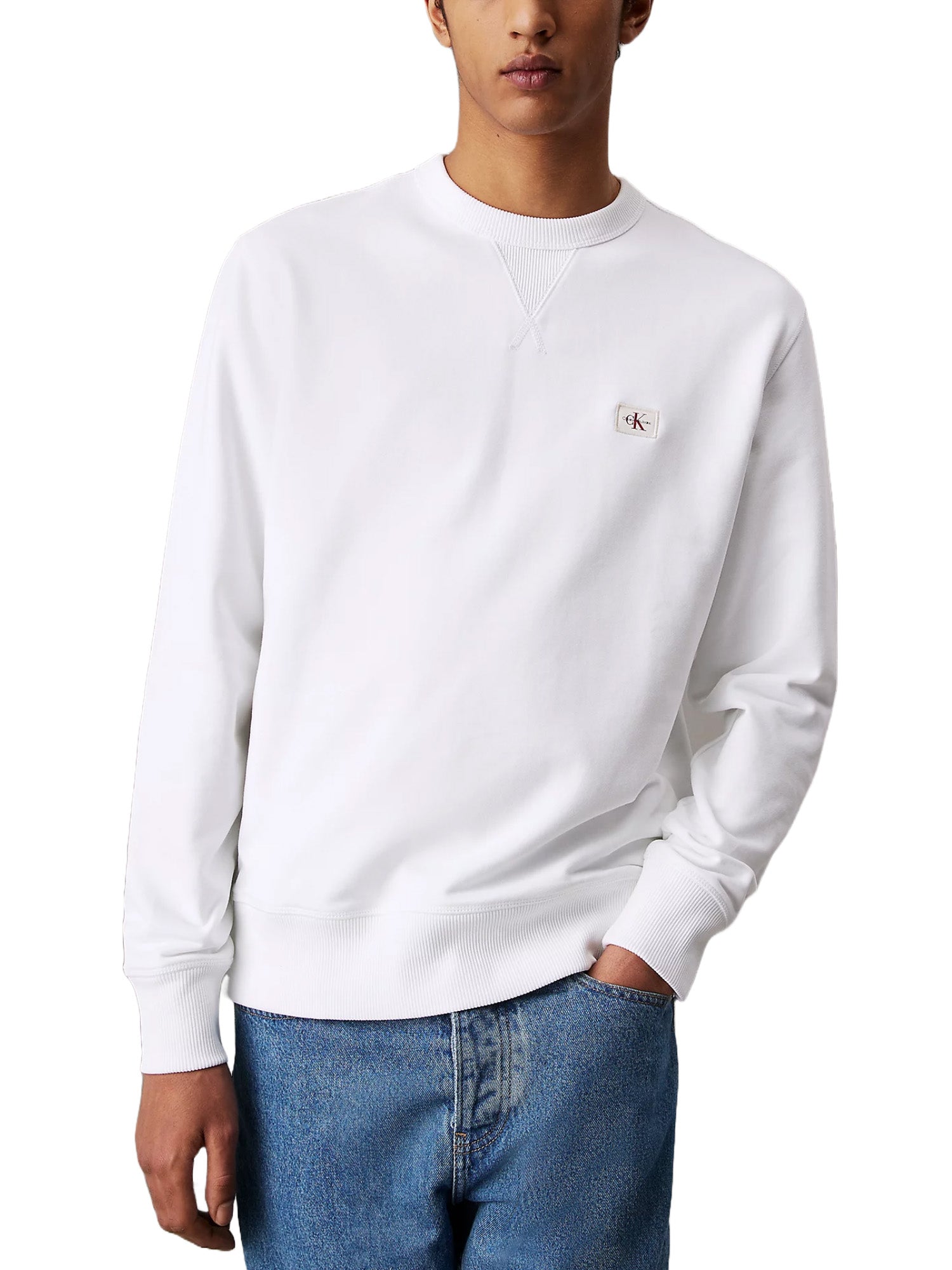 Felpe Bianco Calvin Klein Jeans