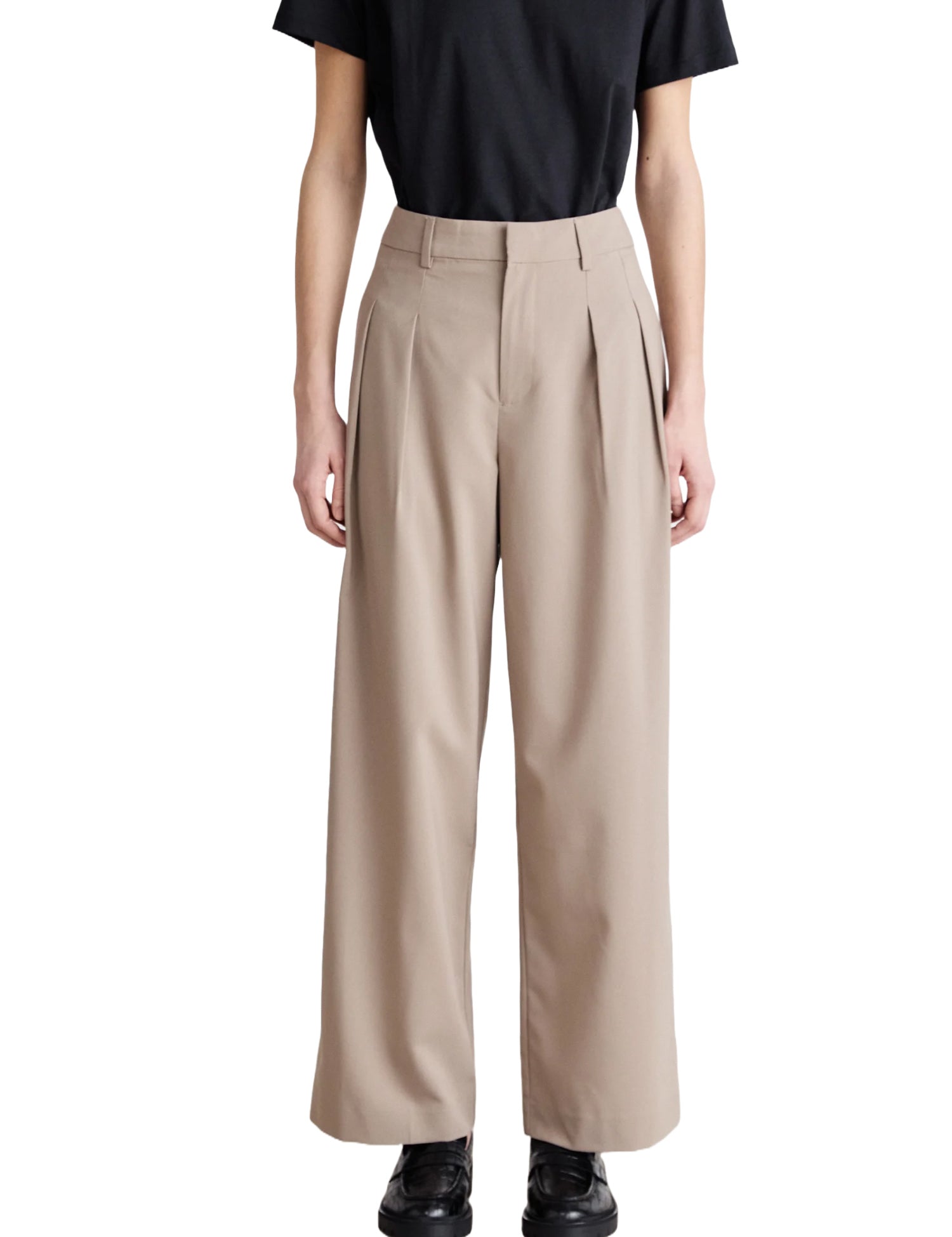 Pantaloni Tortora Calvin Klein Jeans