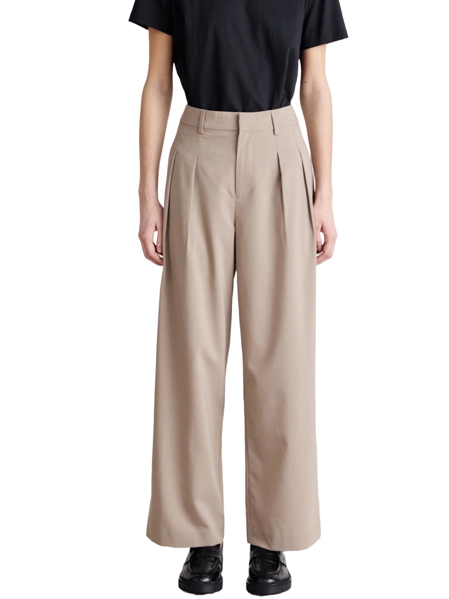 Pantaloni Tortora Calvin Klein Jeans