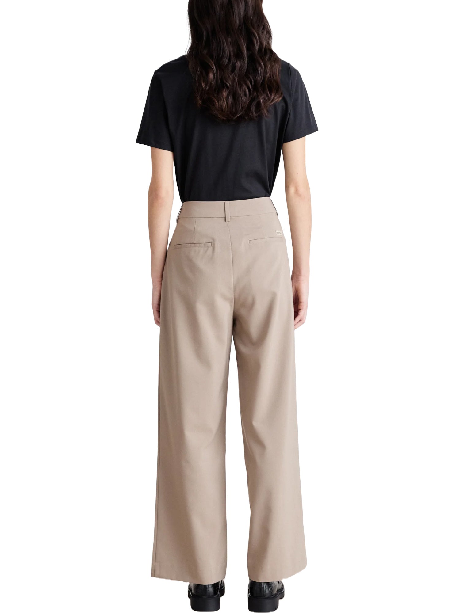 Pantaloni Tortora Calvin Klein Jeans