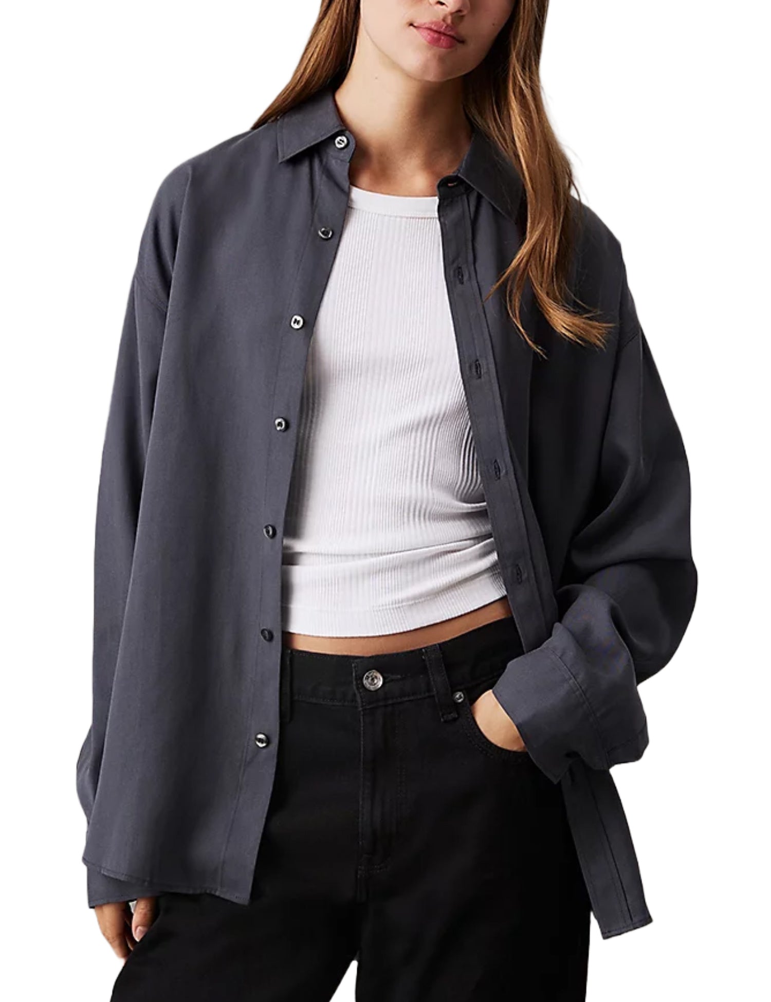 Camicie Grigio Calvin Klein Jeans