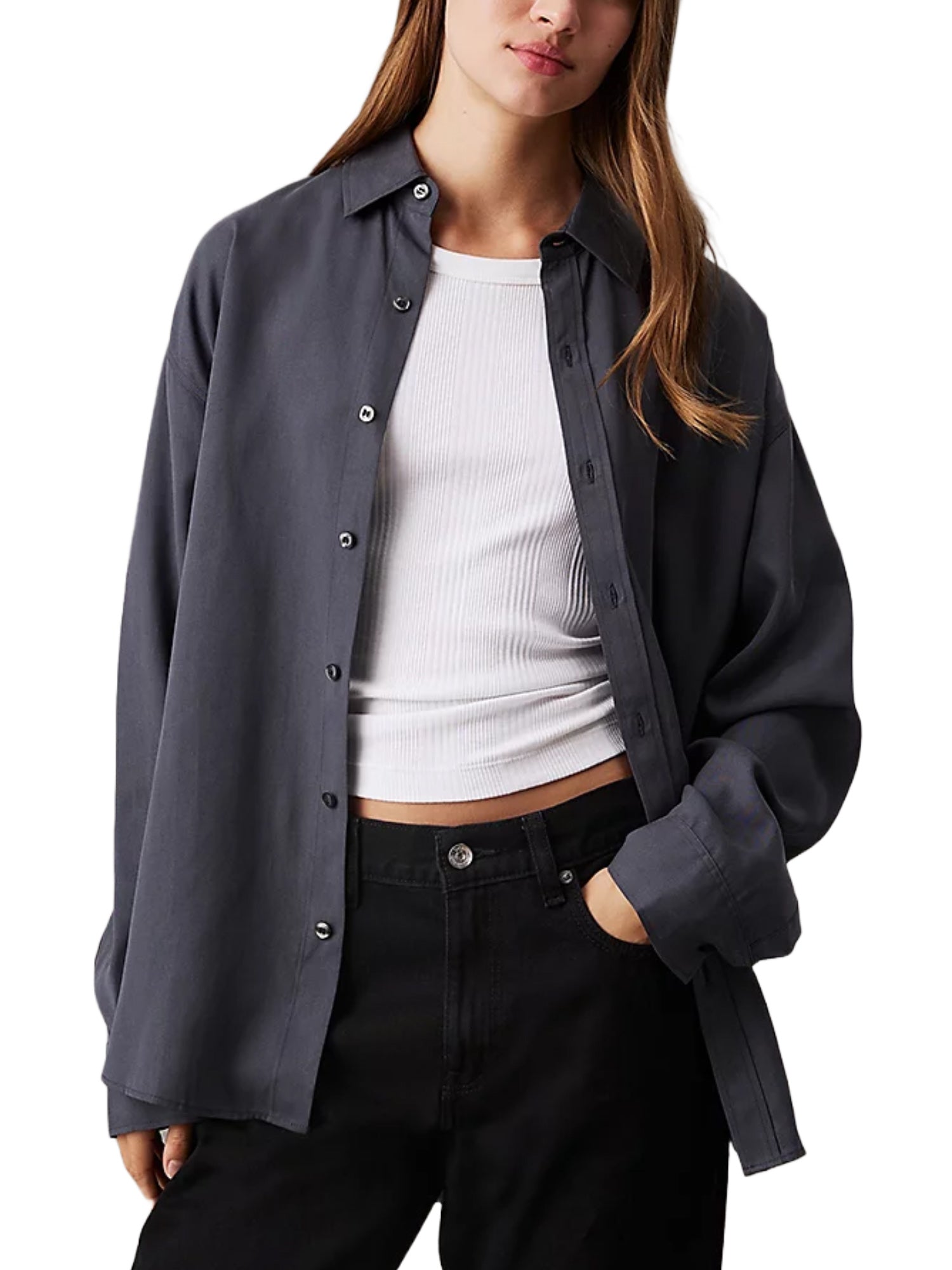 Camicie Grigio Calvin Klein Jeans