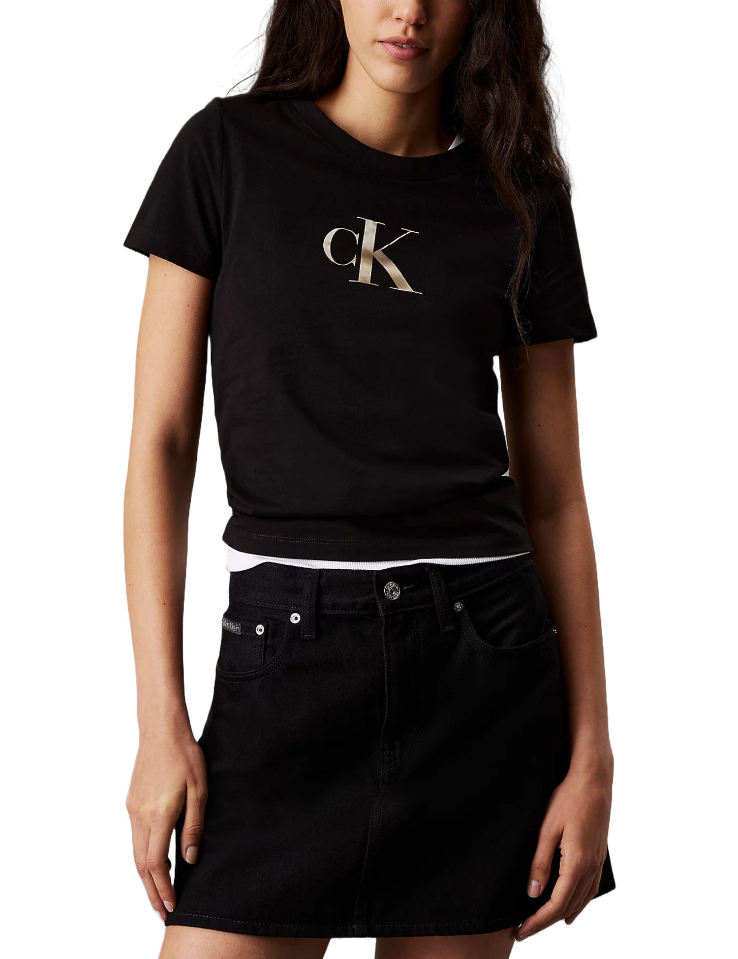 T-shirt Nero Calvin Klein Jeans