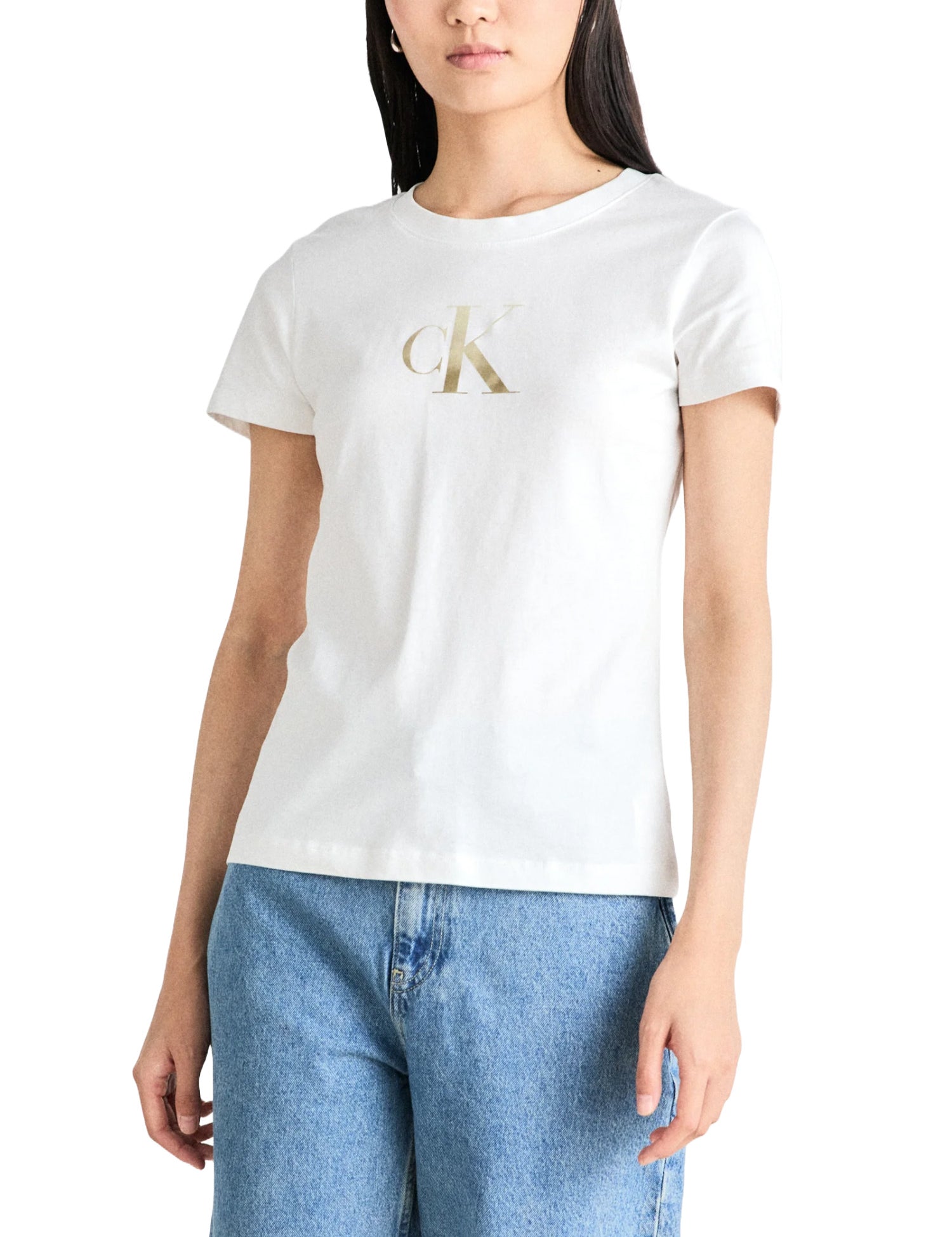 T-shirt Bianco Calvin Klein Jeans