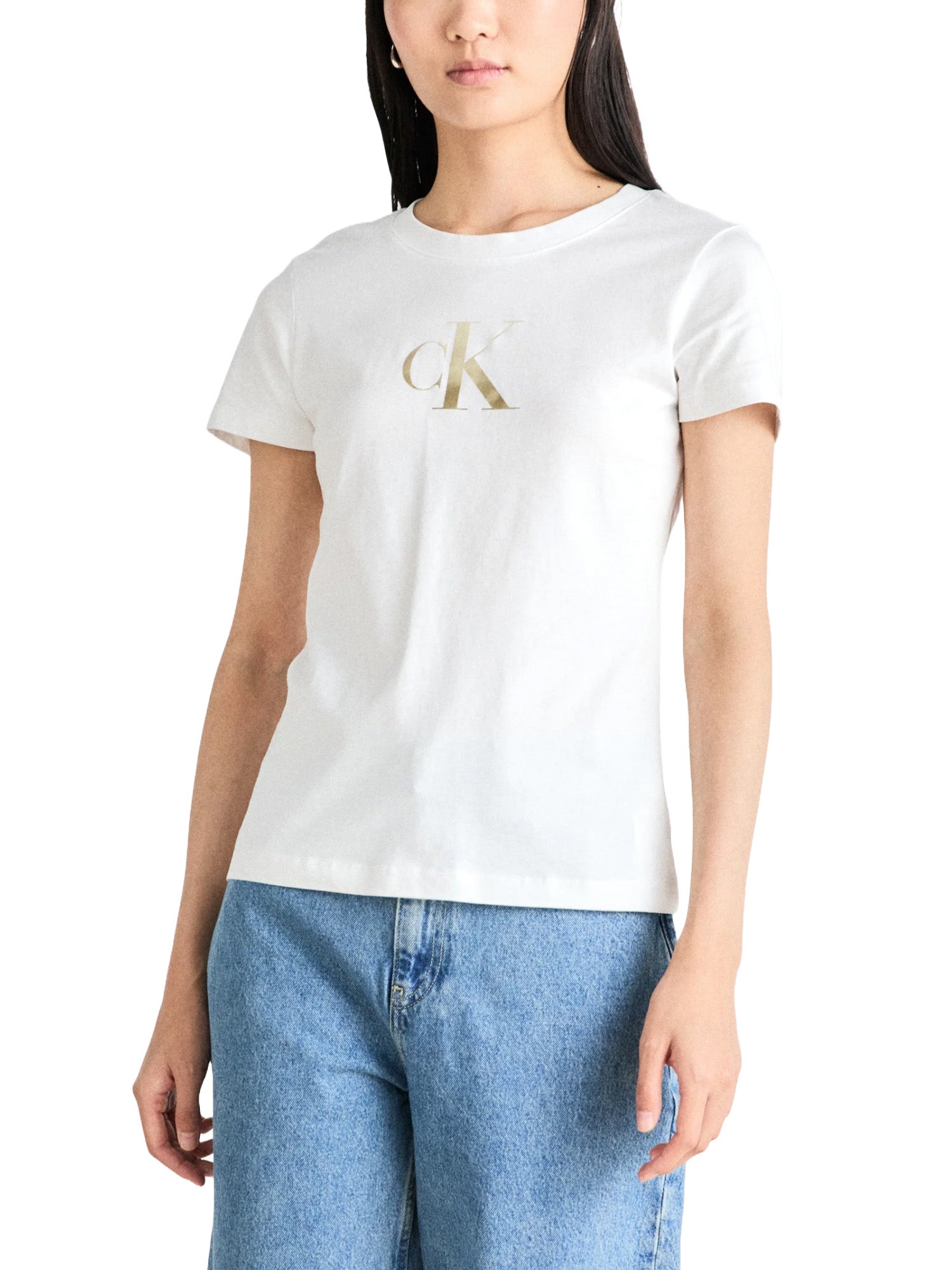 T-shirt Bianco Calvin Klein Jeans