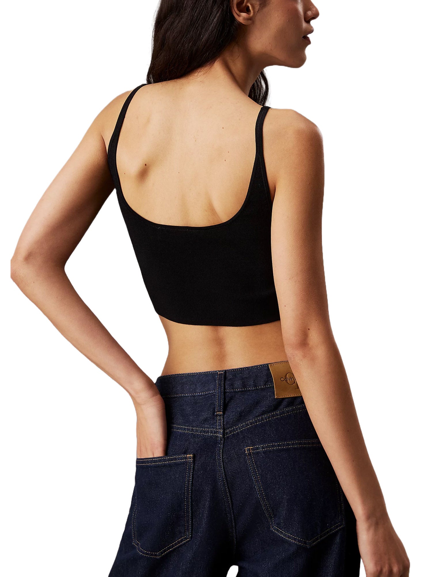 Top e canotte Nero Calvin Klein Jeans