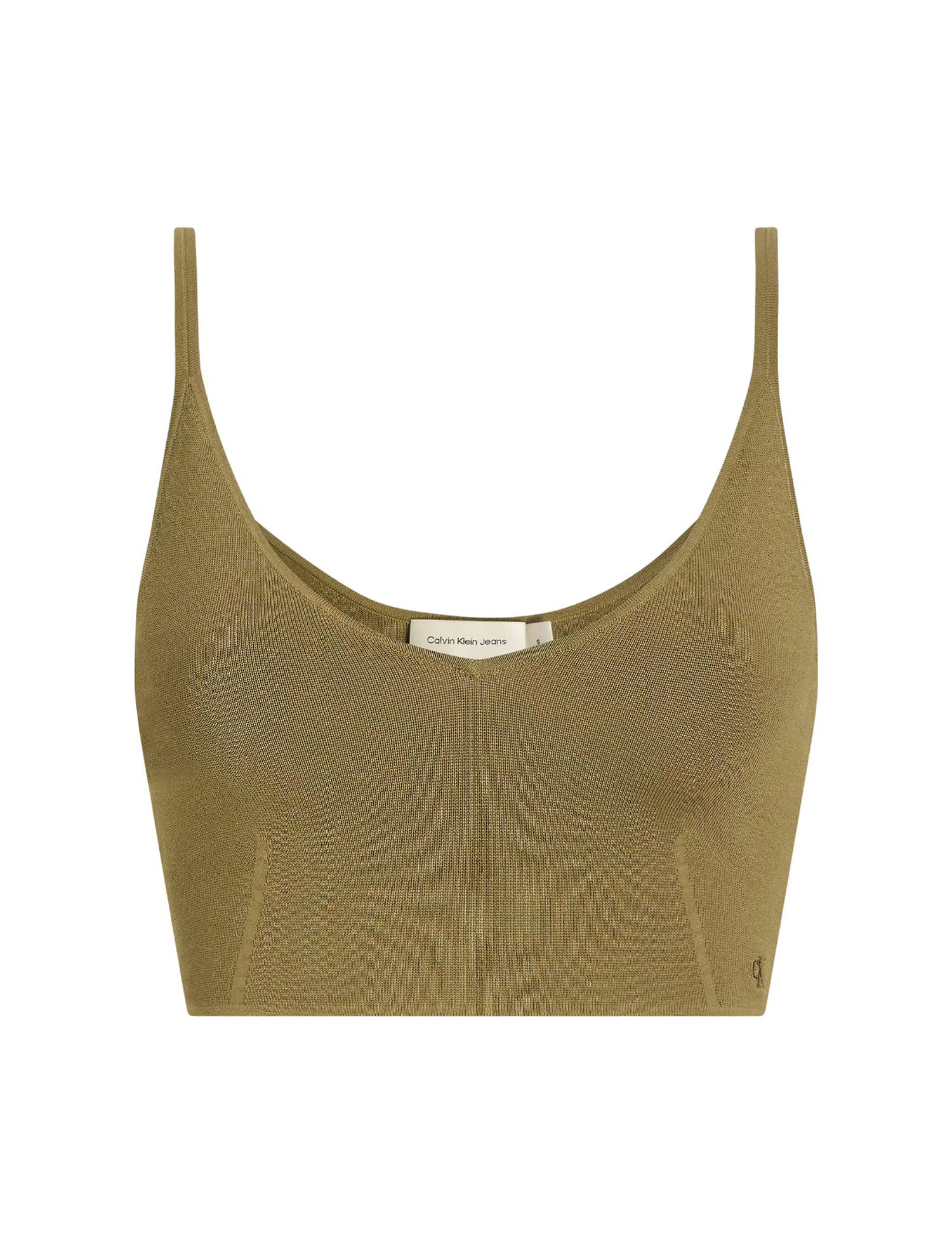 Top e canotte Verde Calvin Klein Jeans