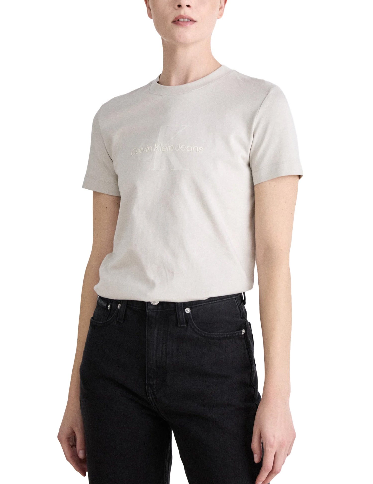 T-shirt Grigio Calvin Klein Jeans