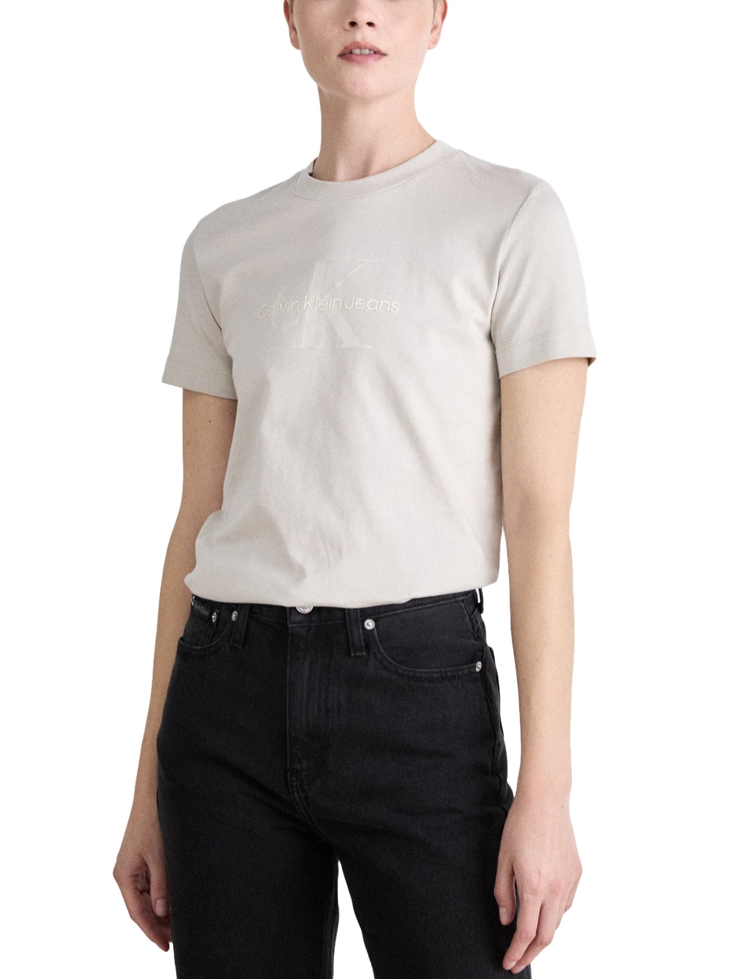 T-shirt Grigio Calvin Klein Jeans