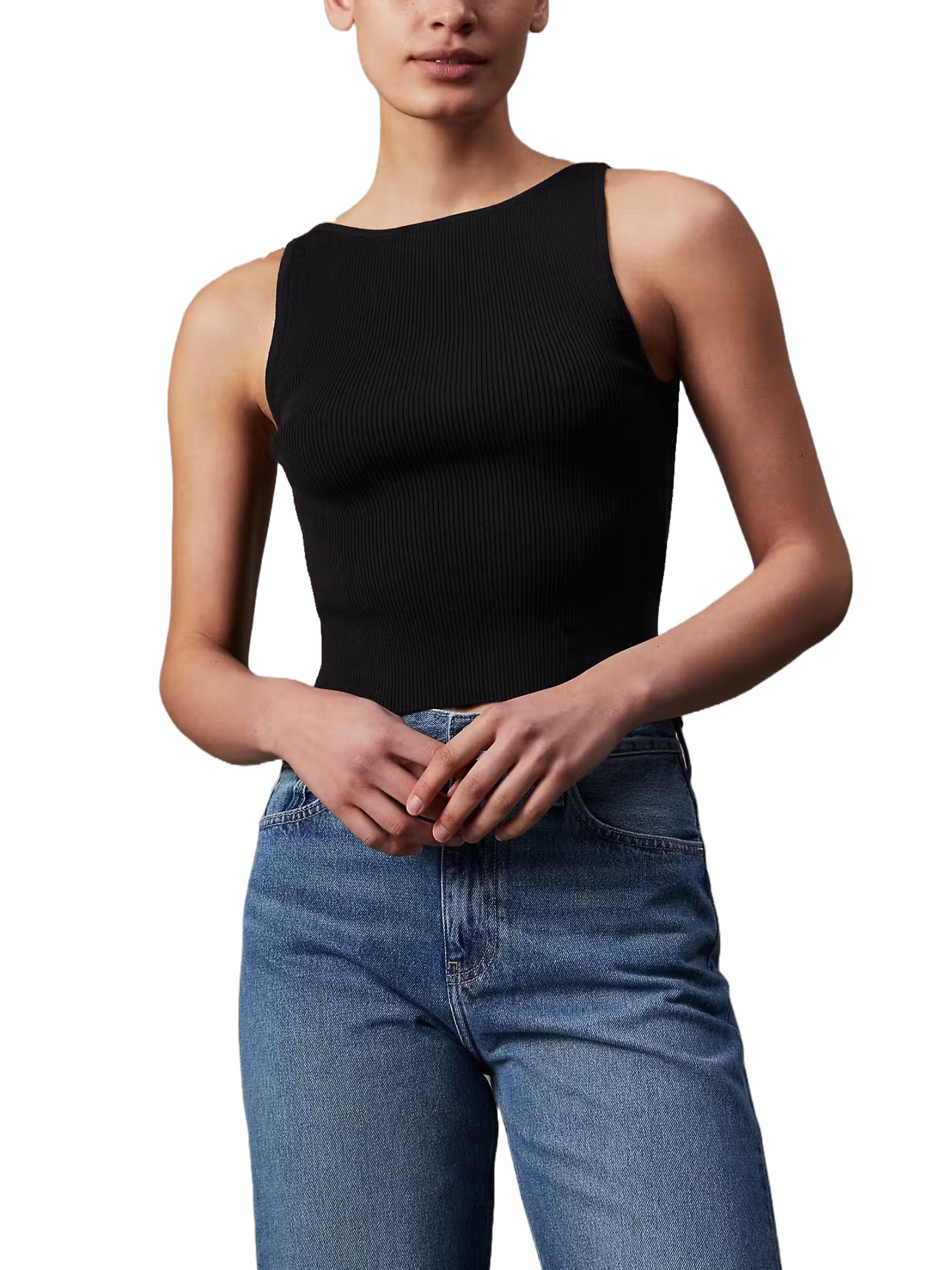 Canotte Nero Calvin Klein Jeans