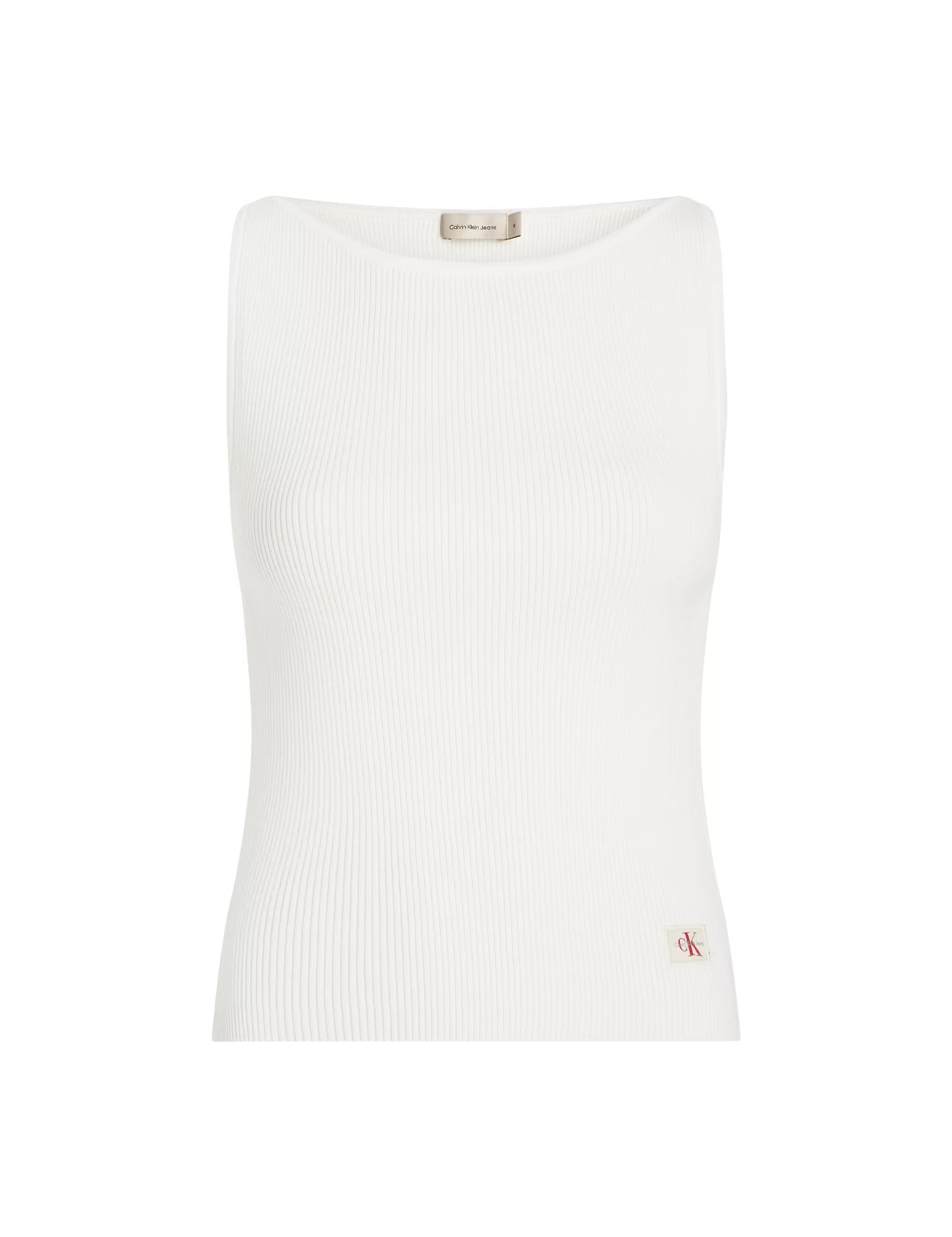 Canotte Avorio Calvin Klein Jeans