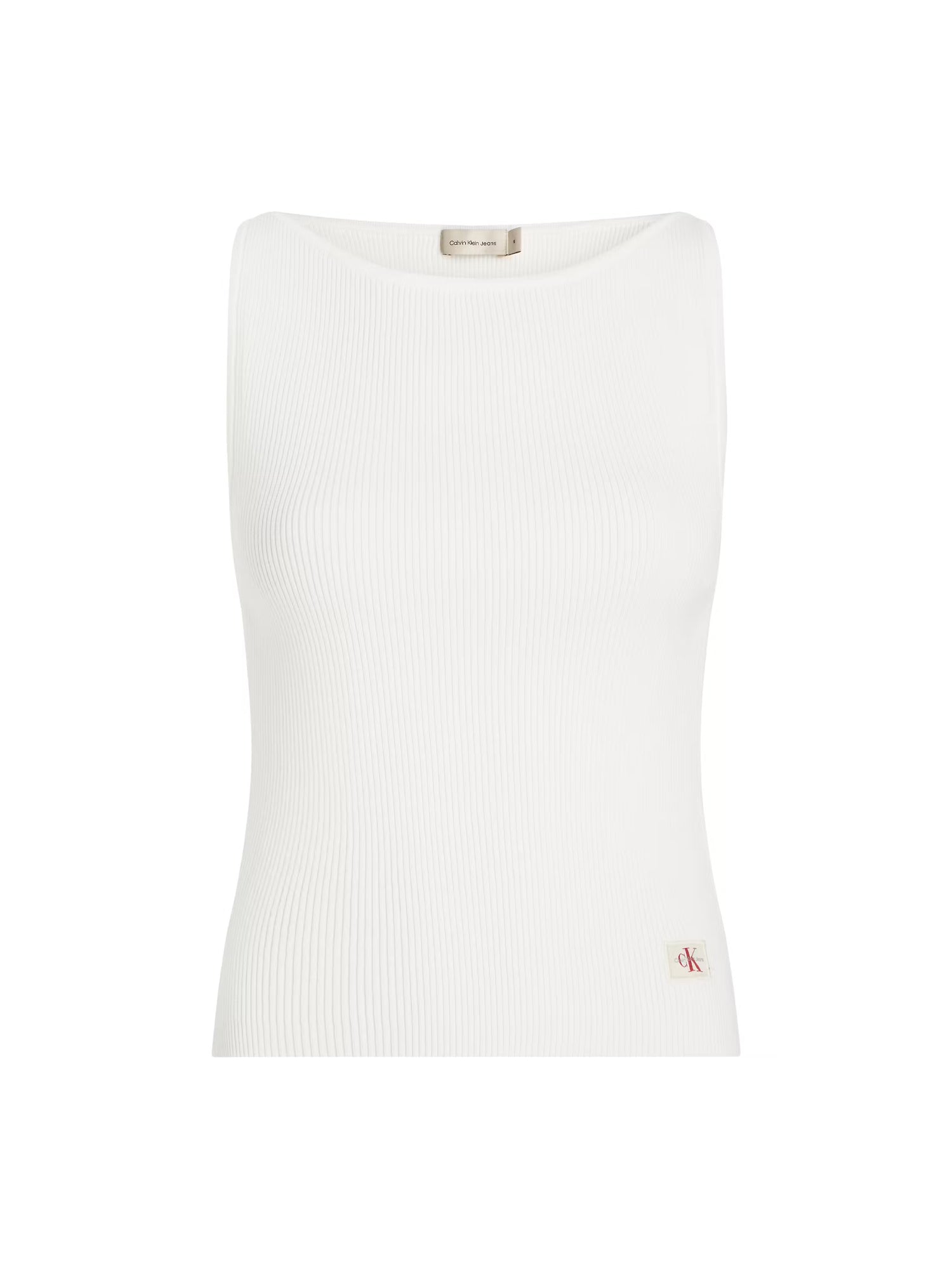Canotte Avorio Calvin Klein Jeans
