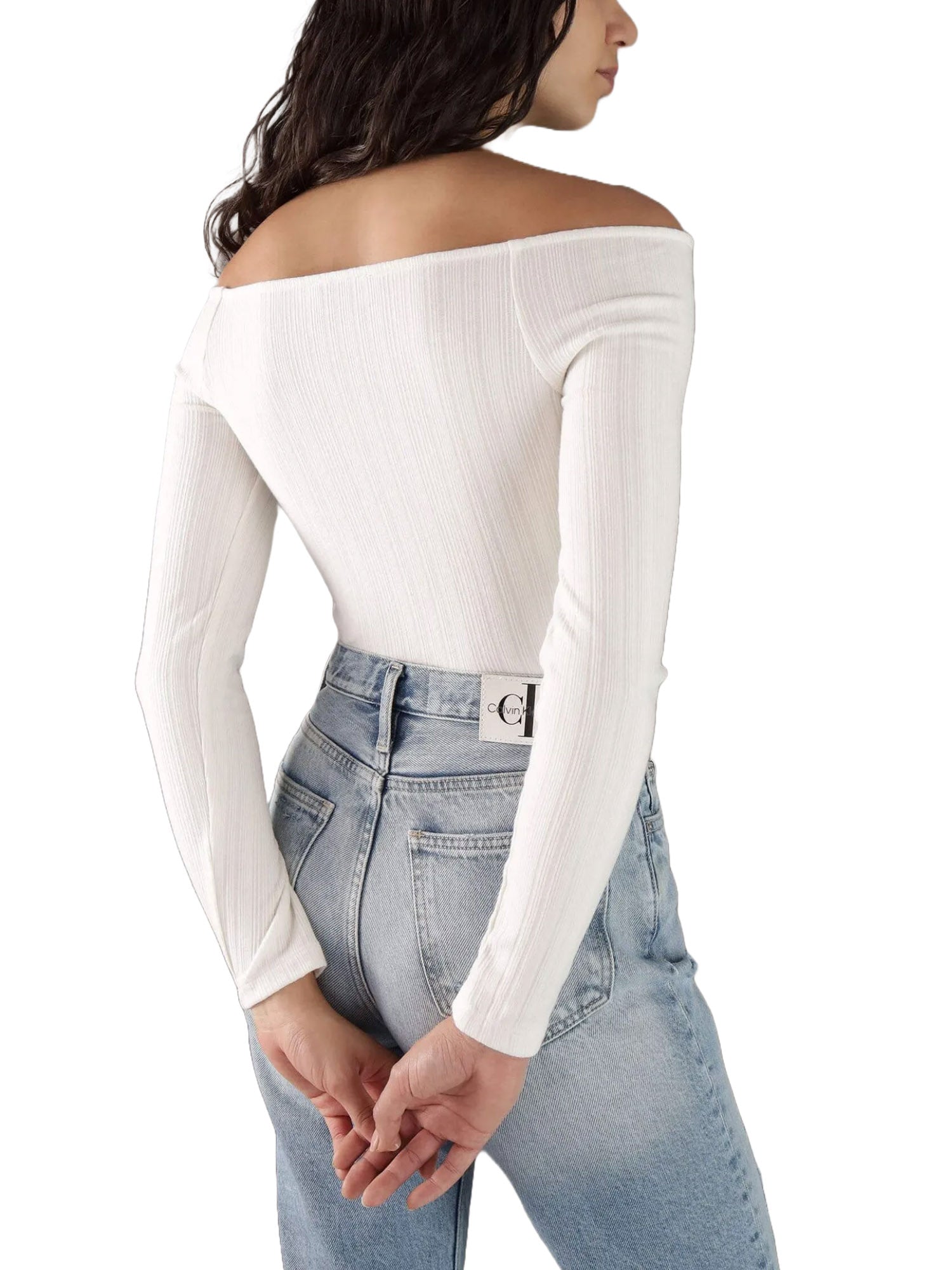 T-shirt Avorio Calvin Klein Jeans