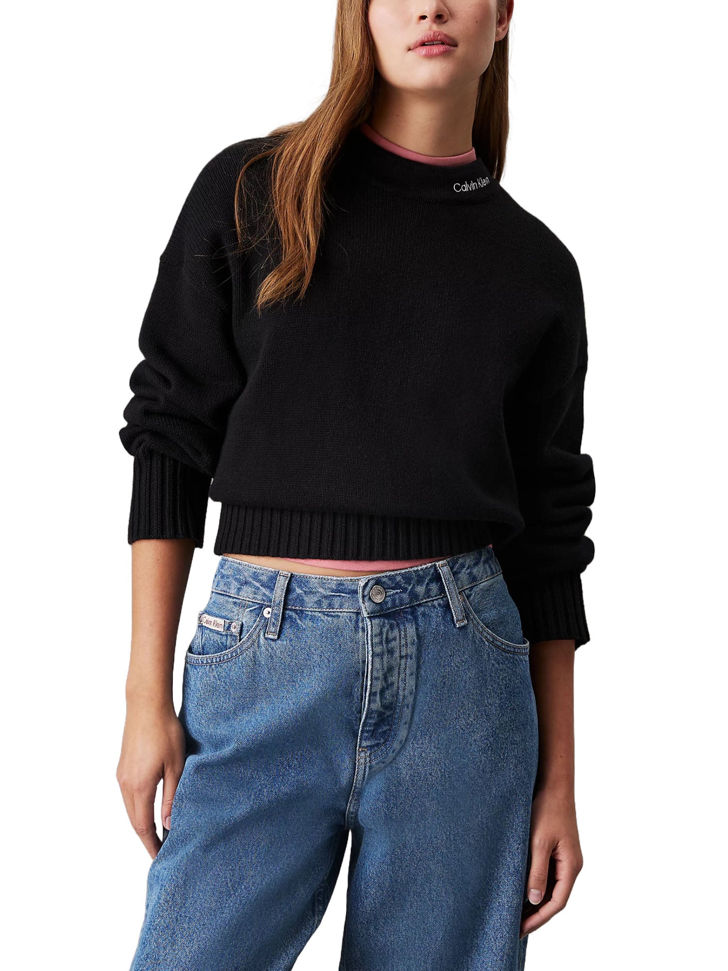 Maglioncini Nero Calvin Klein Jeans