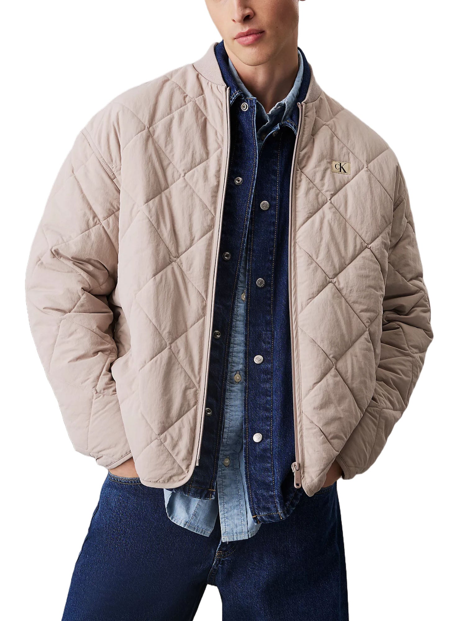 Piumini Beige Calvin Klein Jeans