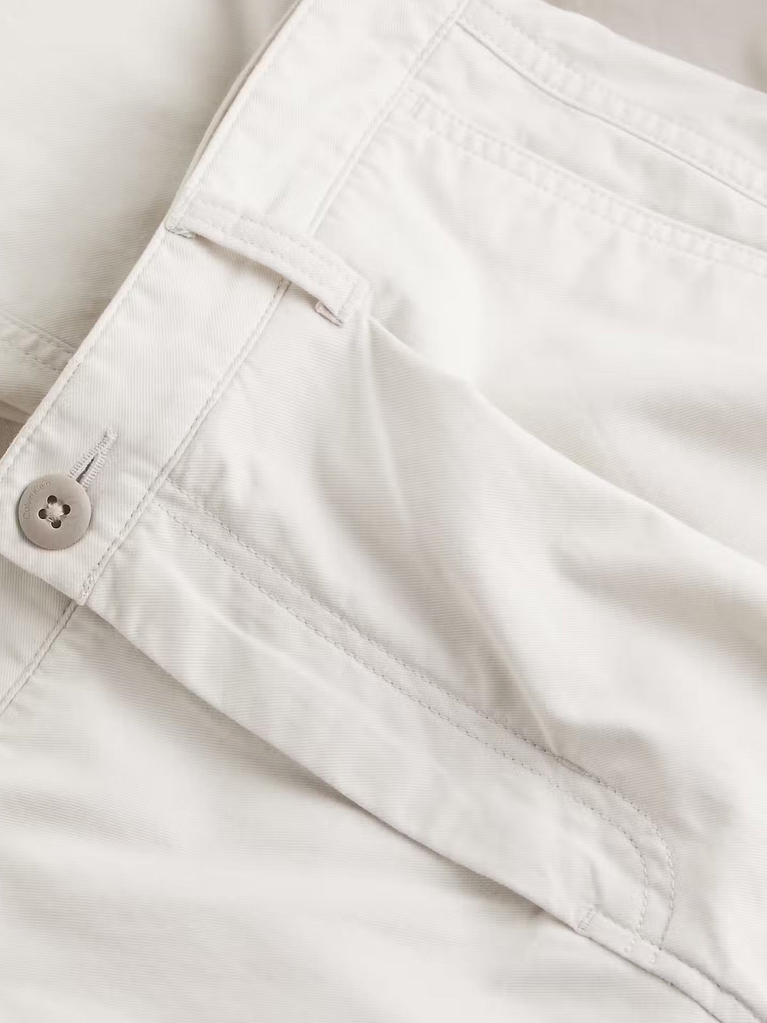 Pantaloni Avorio Calvin Klein Jeans