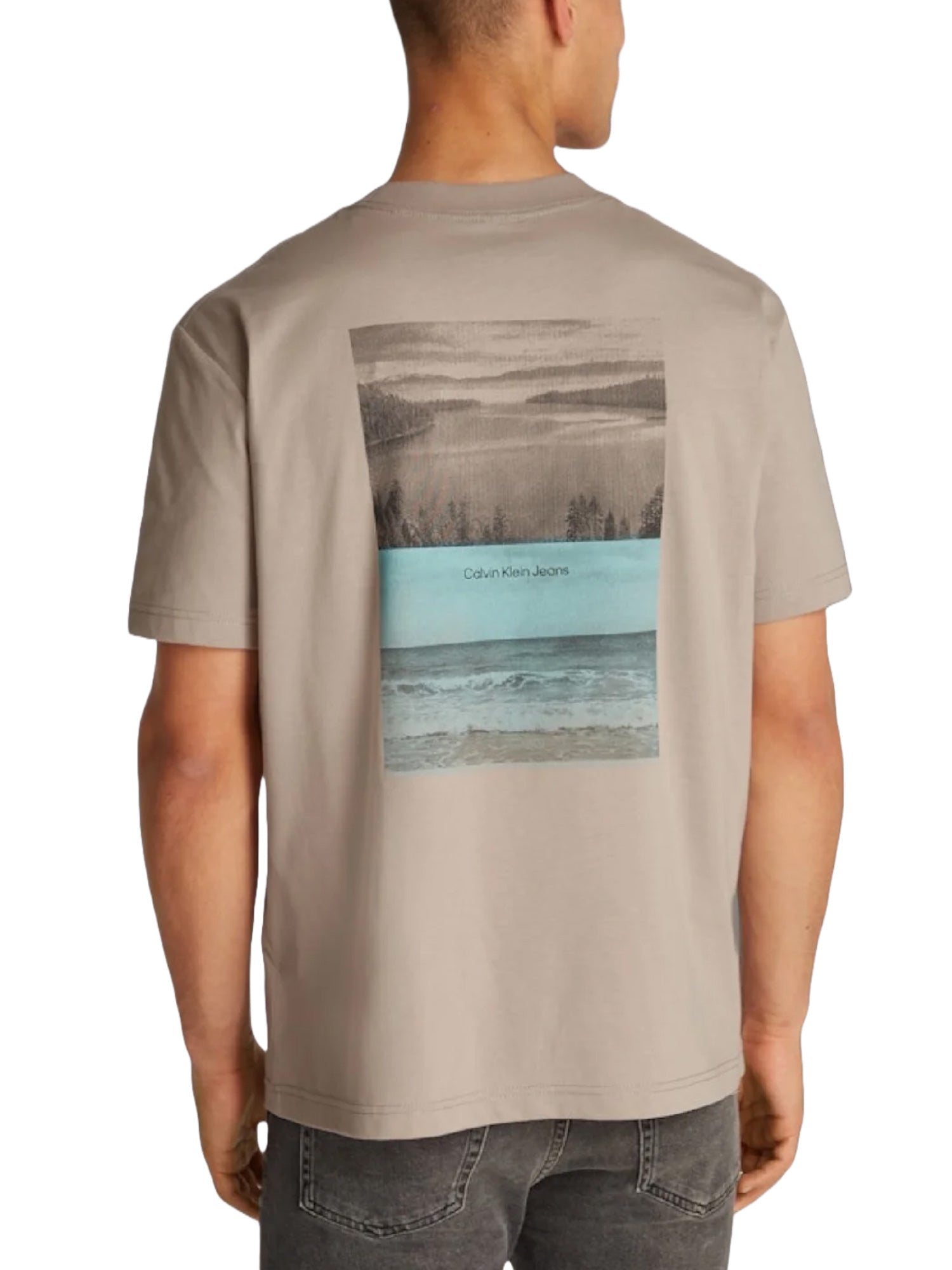 T-shirt Beige Calvin Klein Jeans